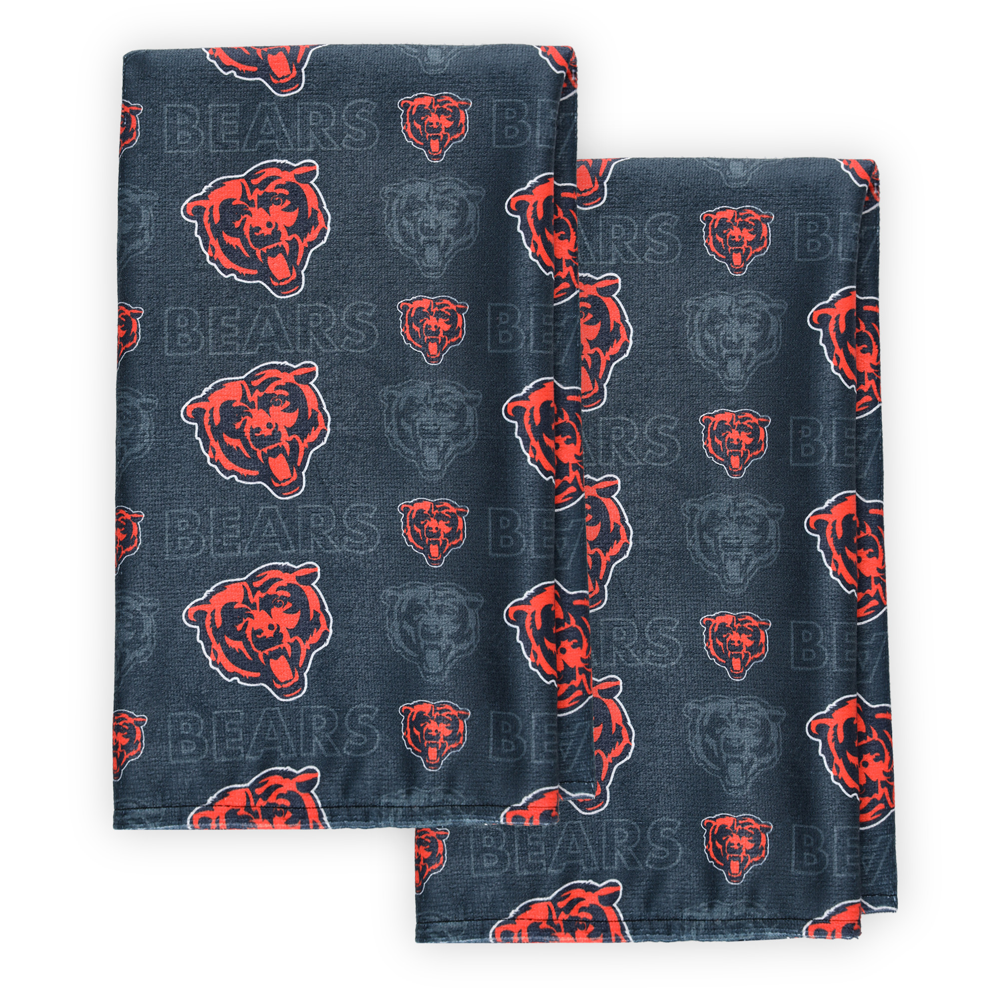 Pegasus Chicago Bears Two-Pack Repeat Logo Dish Towel Set