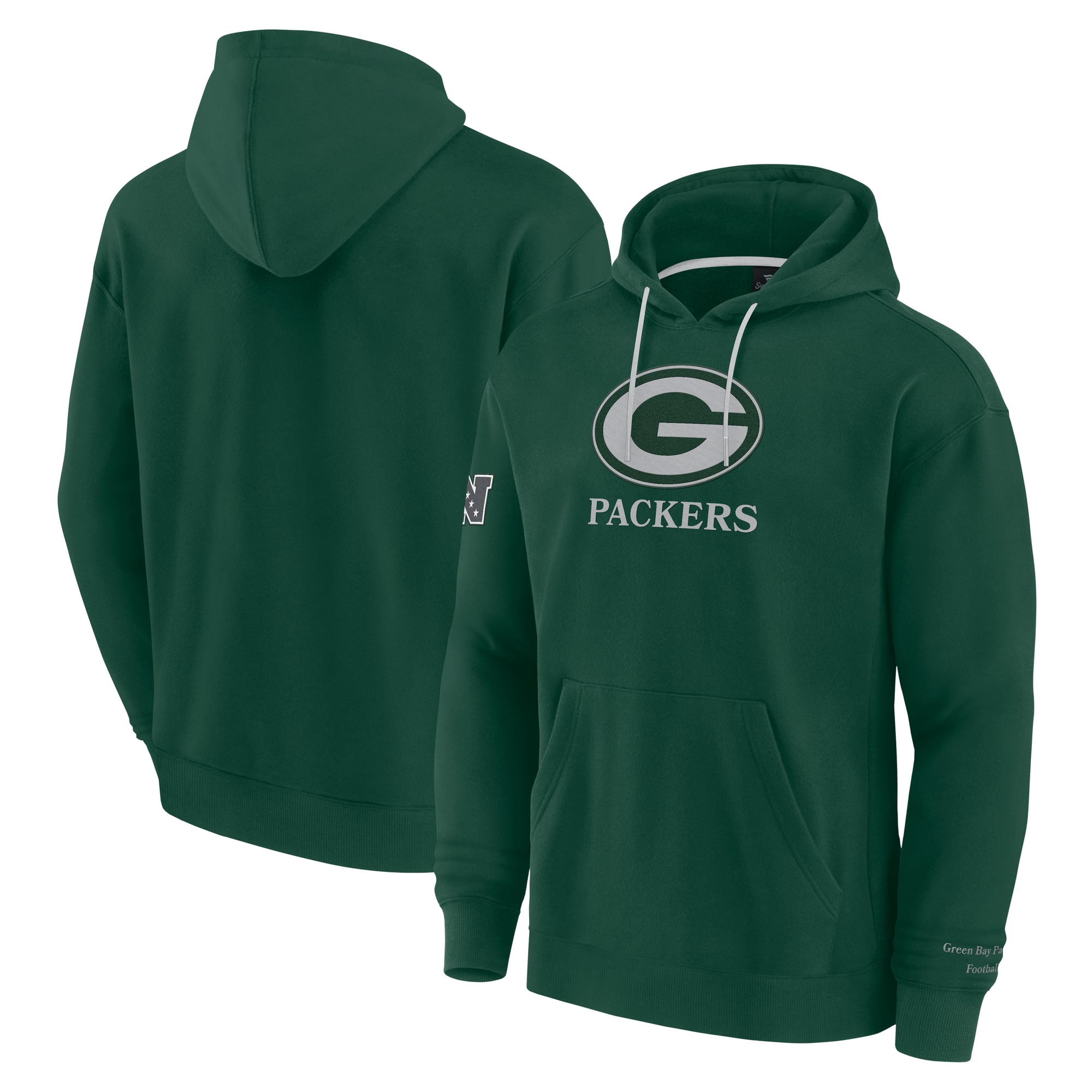 Green Bay Packers Elements Fleece Pullover Hoodie - Mens