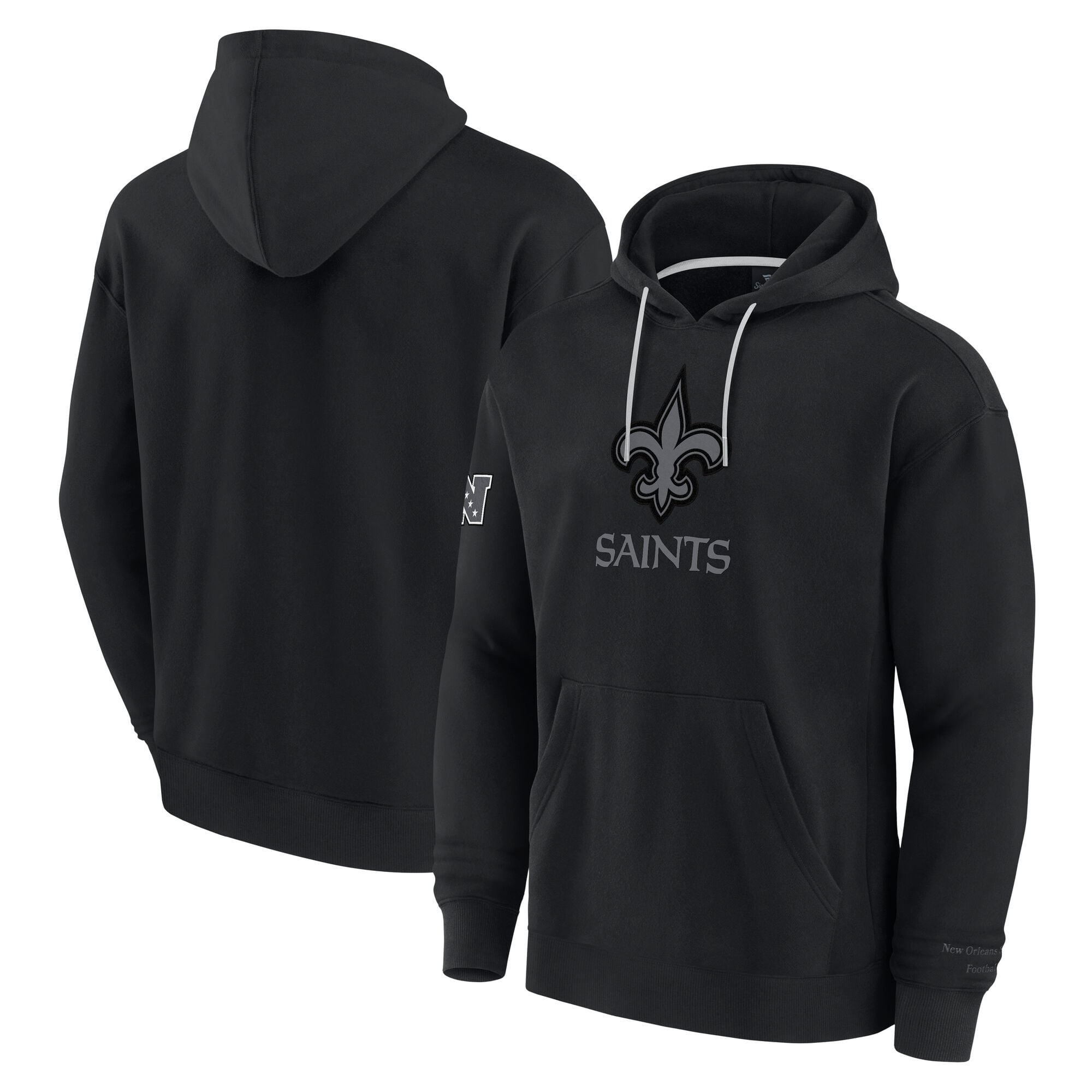 Felpa con cappuccio New Orleans Saints Elements Fleece Pullover - Uomo