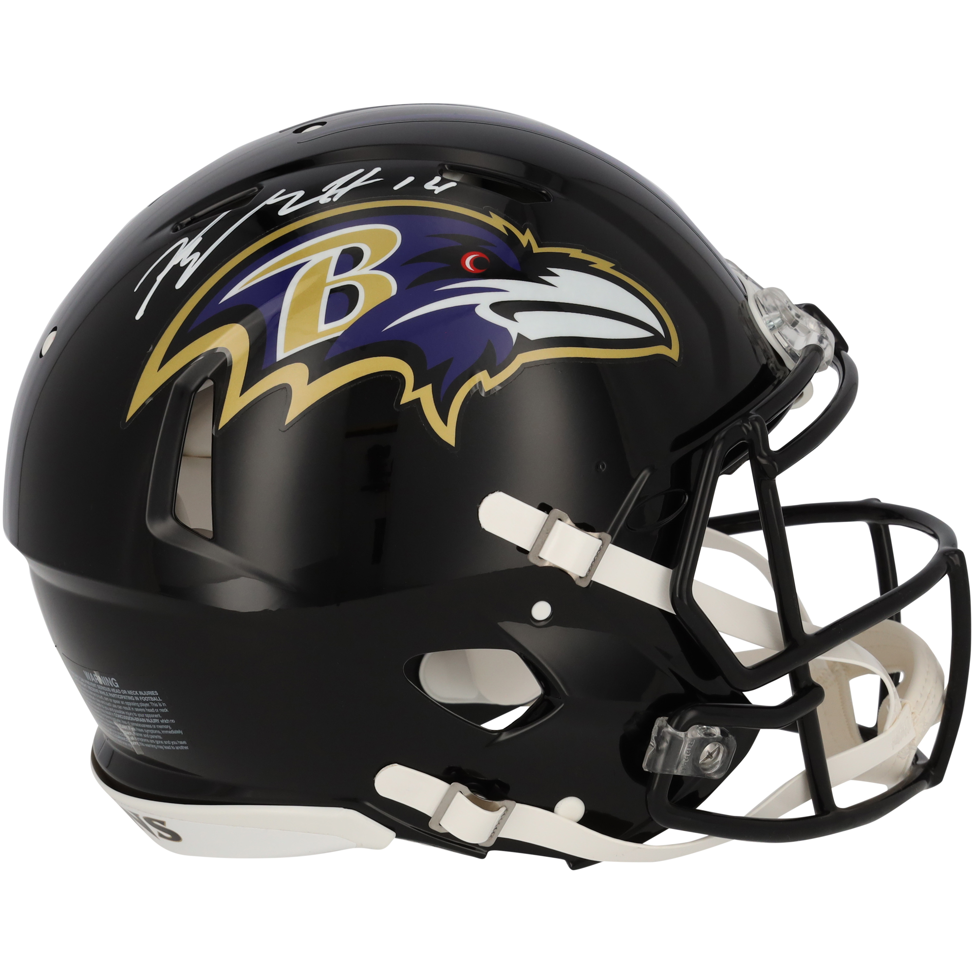 Kyle Hamilton Baltimore Ravens Autographed Speed Authentic Helmet