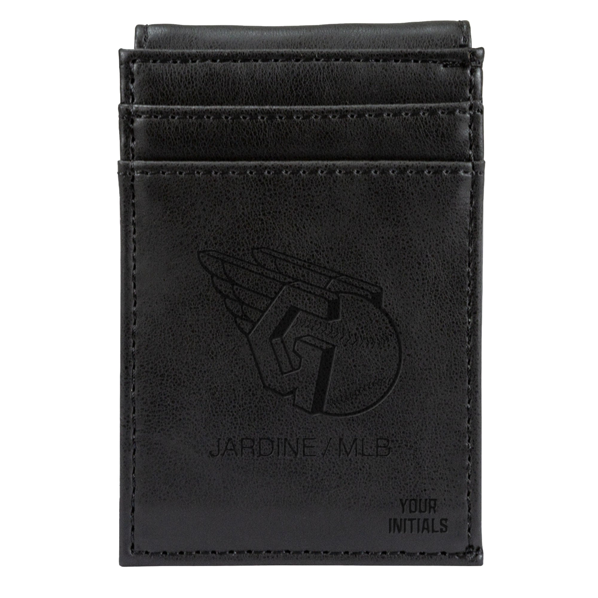 Cleveland Guardians Personalized Front Pocket Wallet