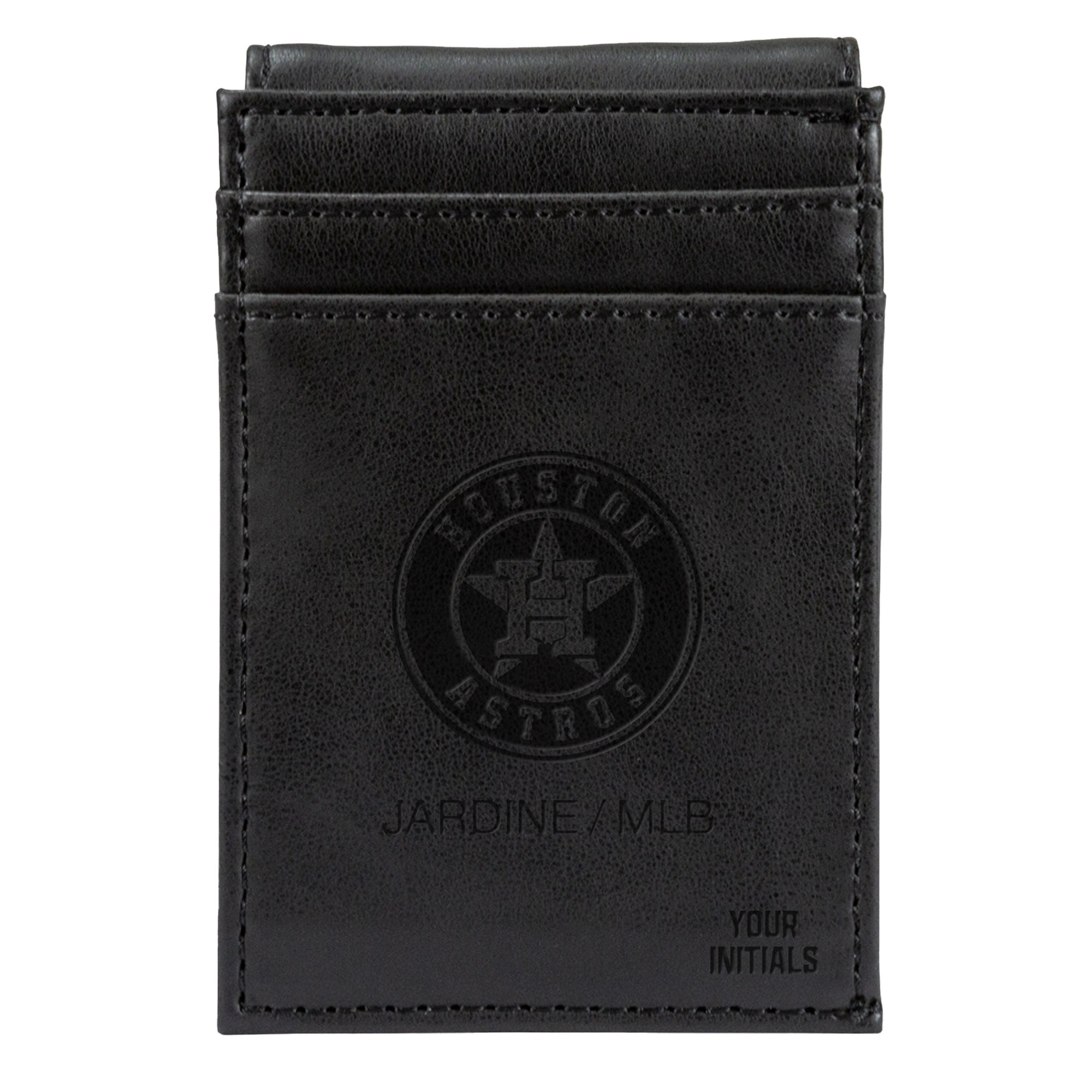 Houston Astros Personalized Front Pocket Wallet
