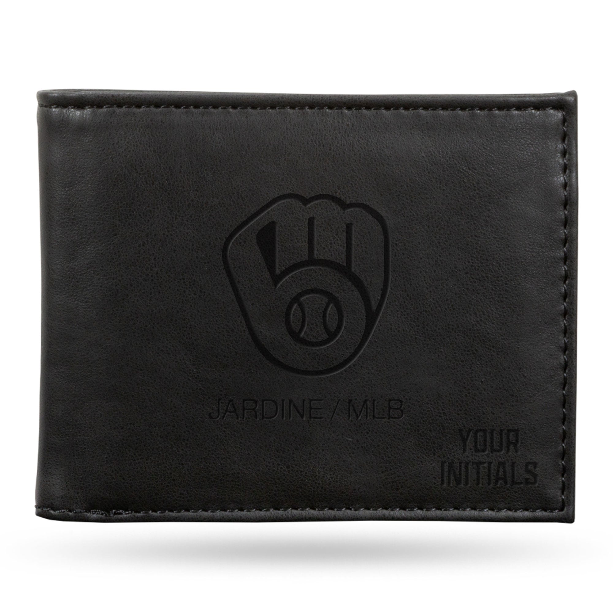 Milwaukee Brewers Personalized Billfold Wallet