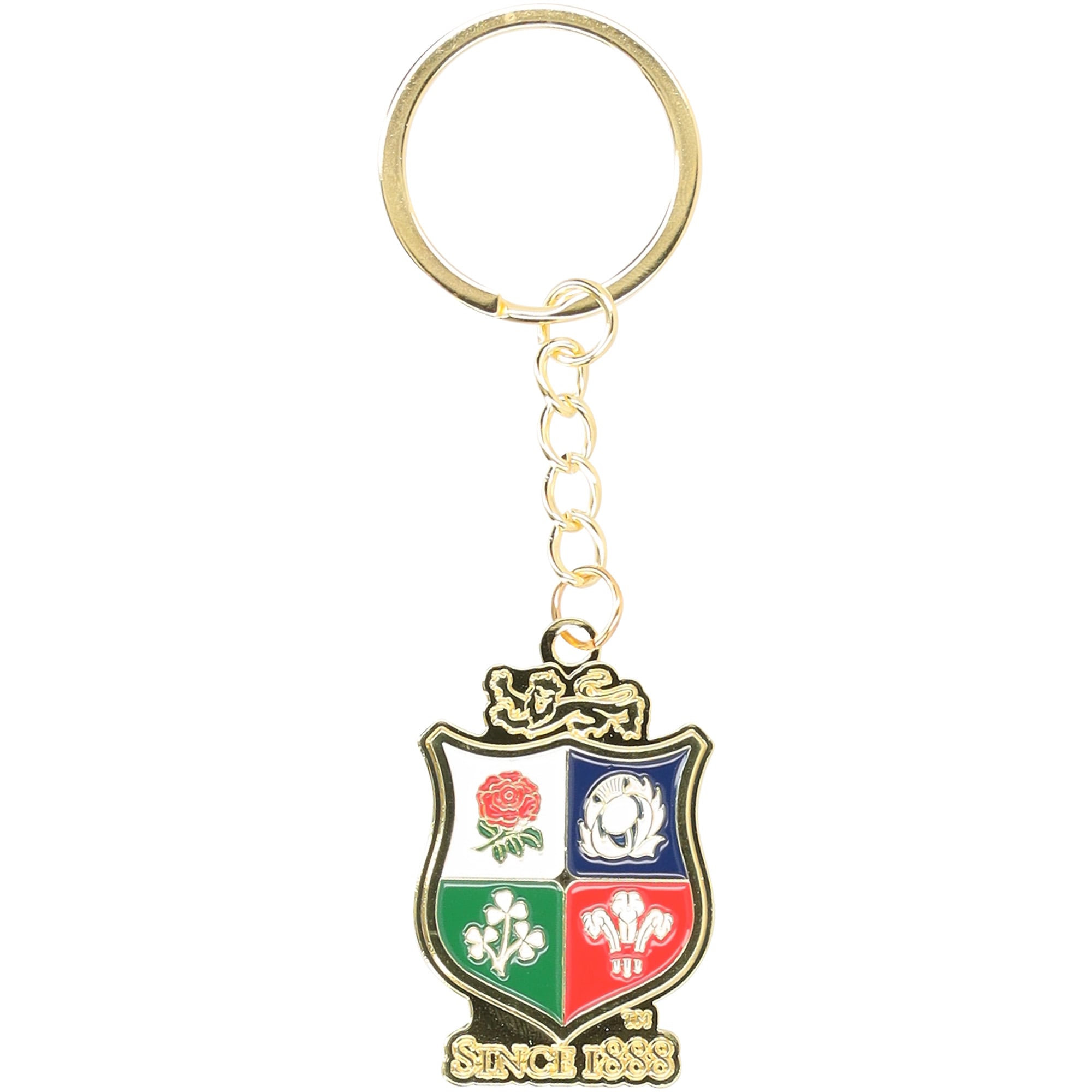 Portachiavi con stemma colorato dei British & Irish Lions