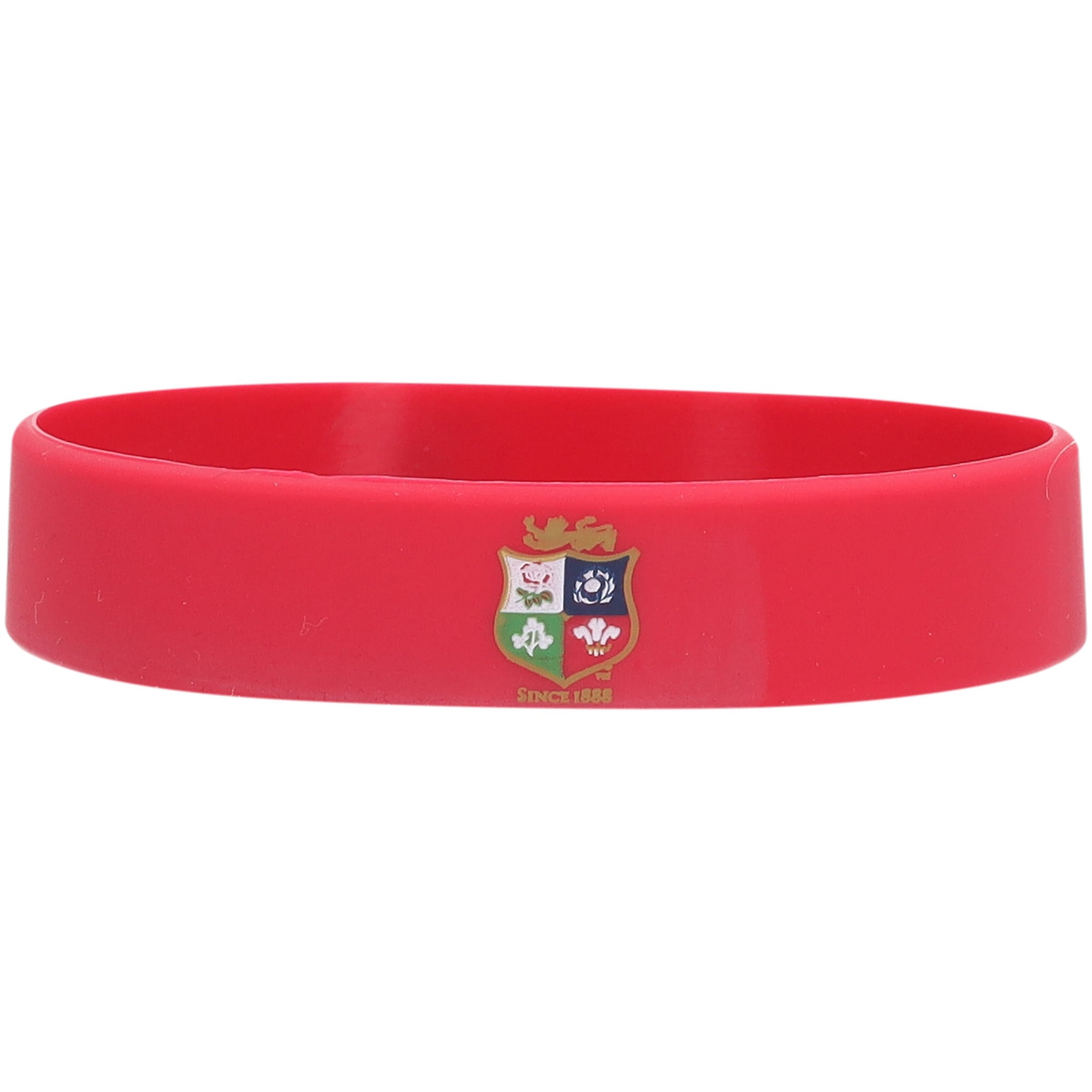 British & Irish Lions Silicone Crest Wristband: retailer-supplied image