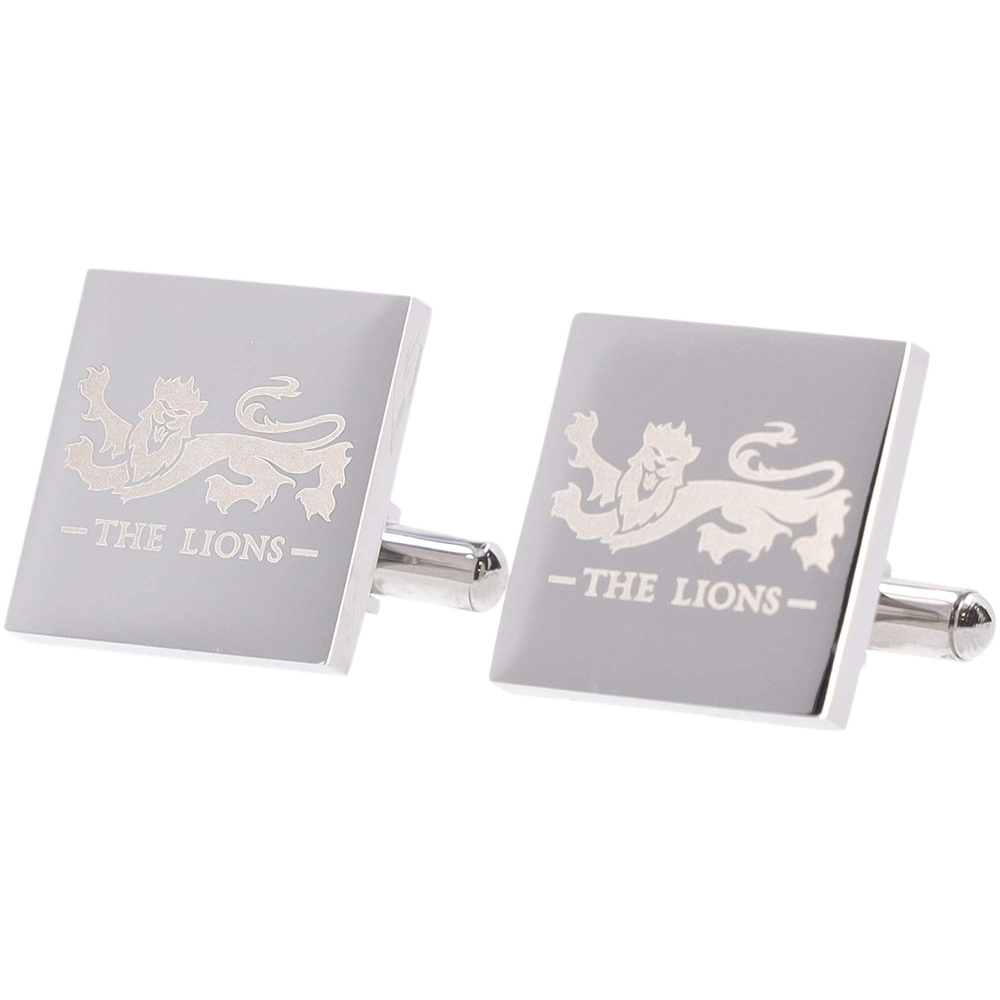 Gemelli con stemma quadrato in acciaio inossidabile dei British & Irish Lions