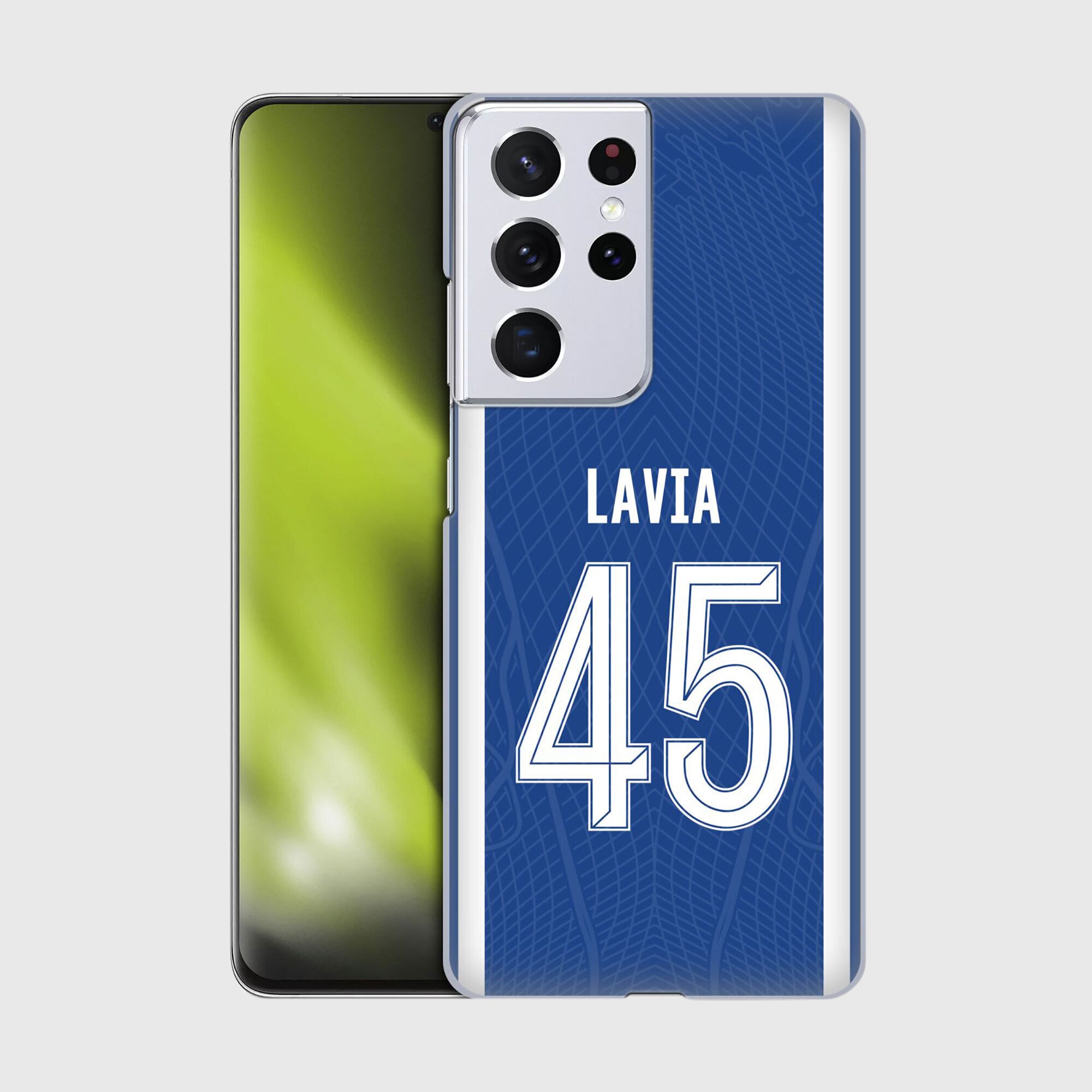 Coque de téléphone Chelsea Roméo Lavia 2023/24 Home Kit - Samsung