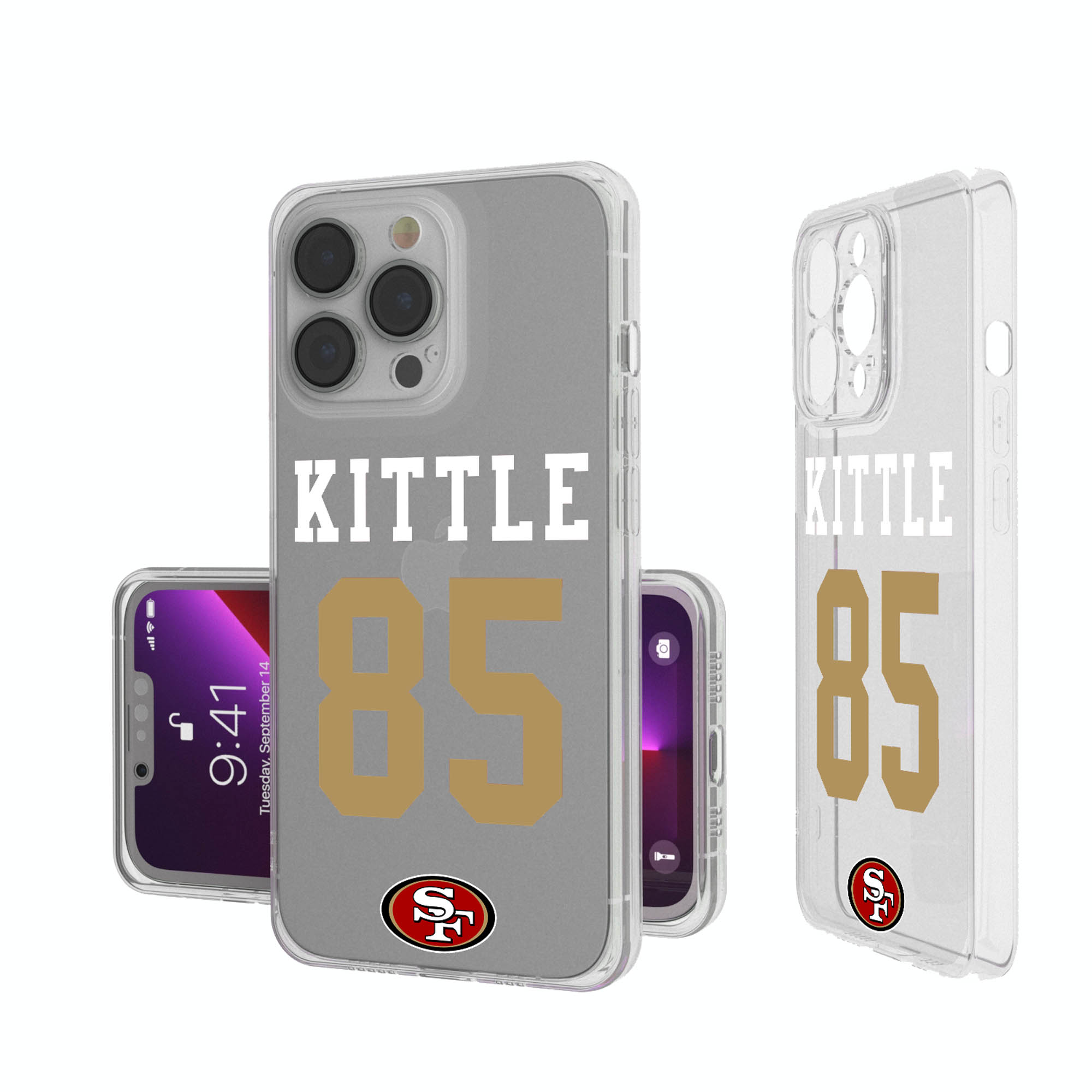 Keyscaper George Kittle San Francisco 49ers iPhone Clear Case