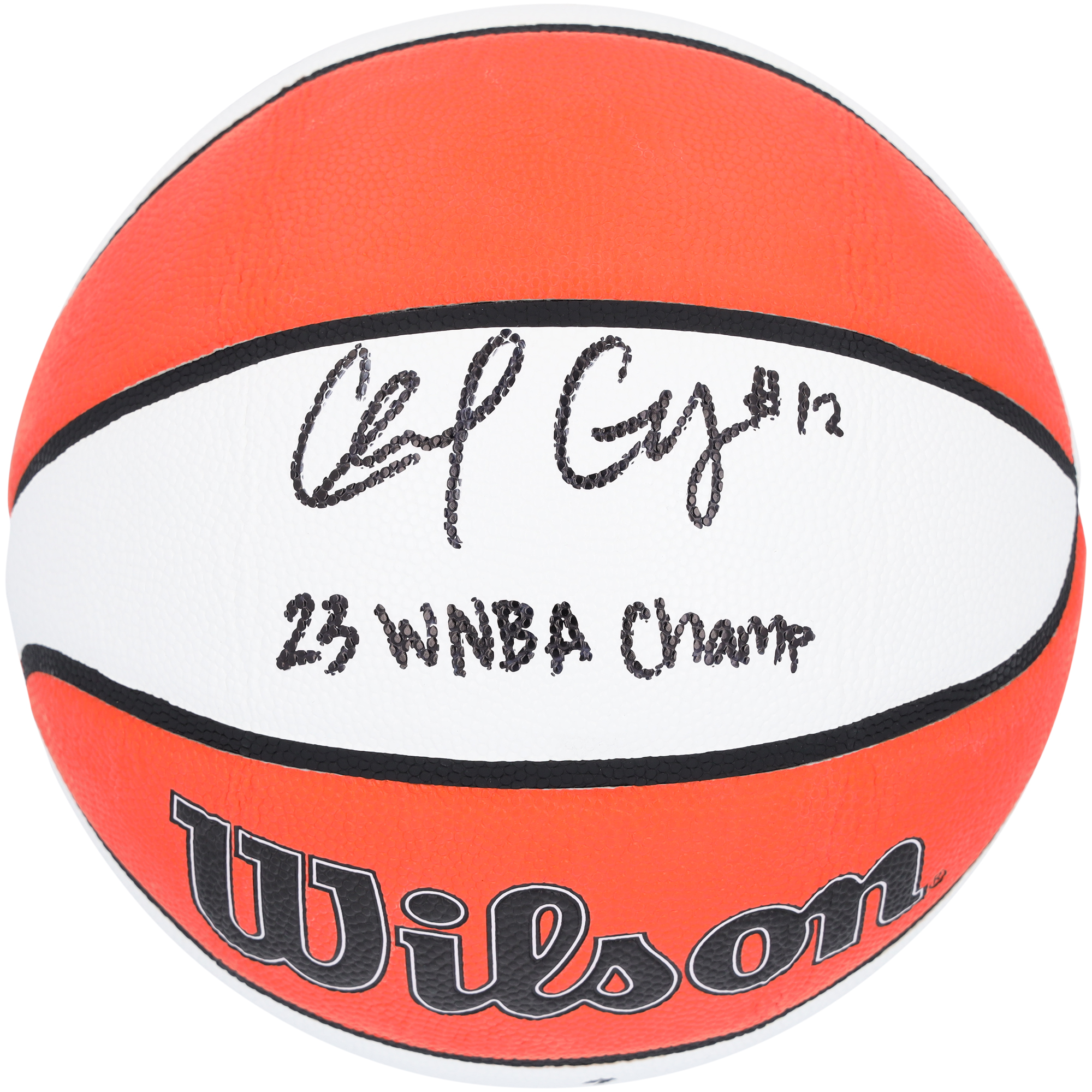 Chelsea Gray Las Vegas Aces Autographed Wilson WNBA Authentic Series Indoor/Outdoor Basketball with "23 WNBA Champ" Inscription
