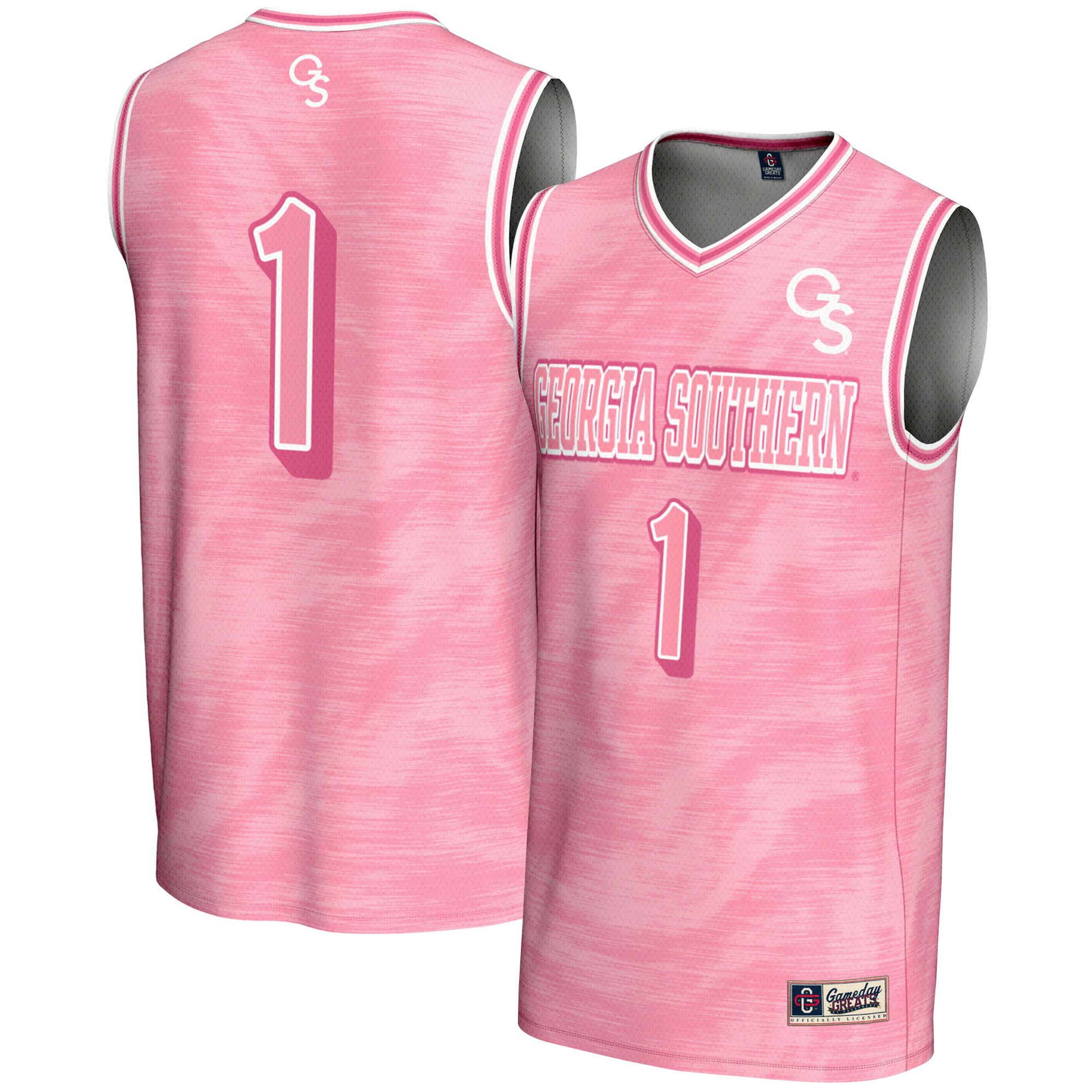 Youth GameDay Greats #1 Pink Georgia Southern Eagles Lightweight Basketball Fashion Jersey