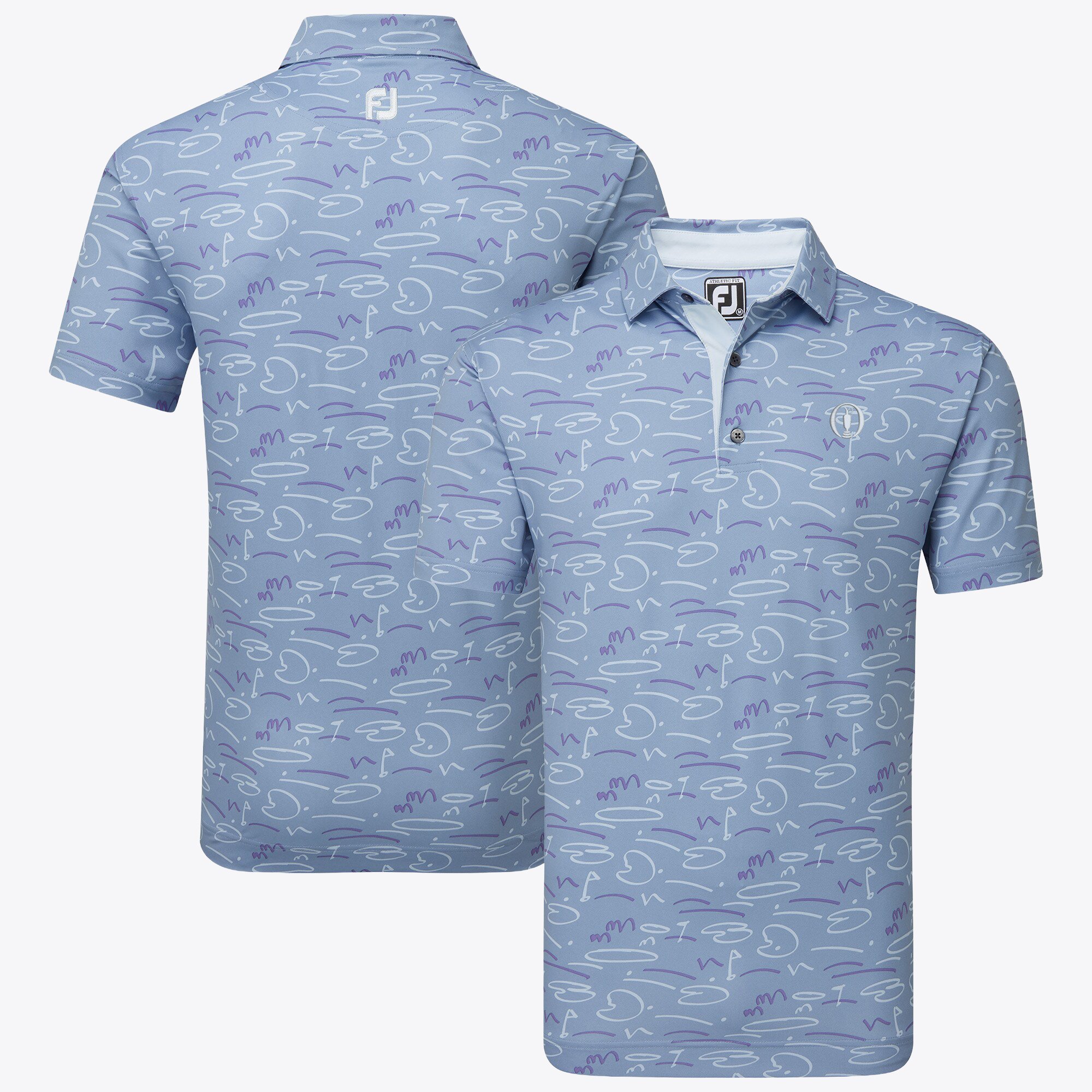 Polo The Open FootJoy Golf Course Doodle Pique