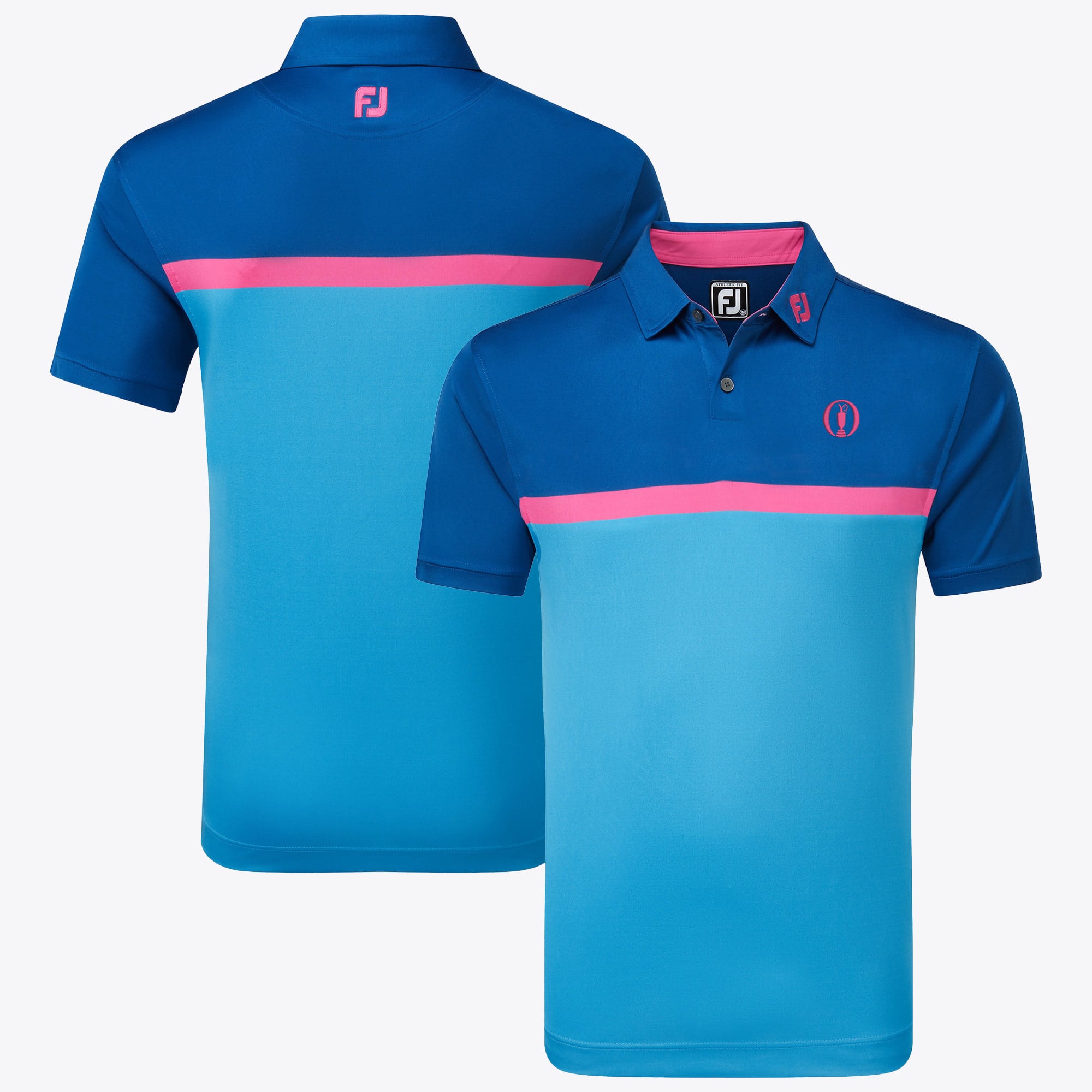 Polo The Open FootJoy Colour Block - Blu