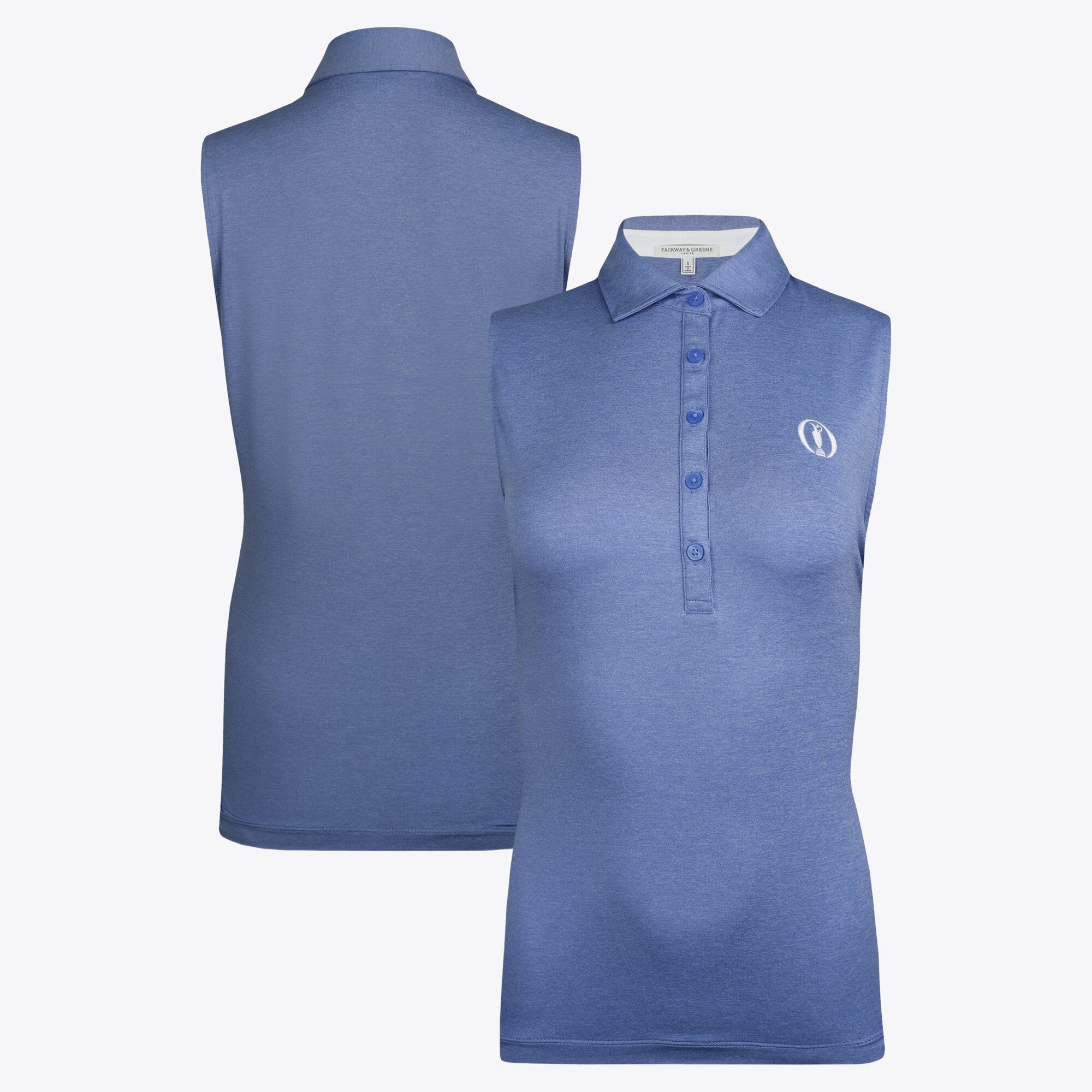 Polo senza maniche The Open Fairway & Verdee - Blu - Donna