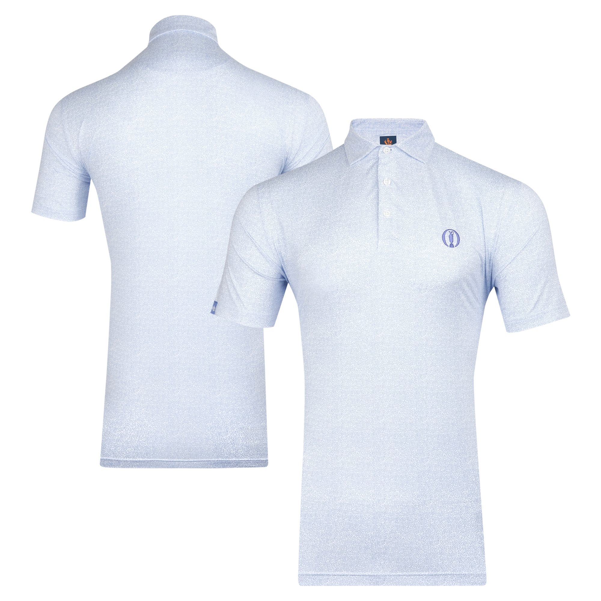Polo con fantasia The Open Donald Ross - Bianca