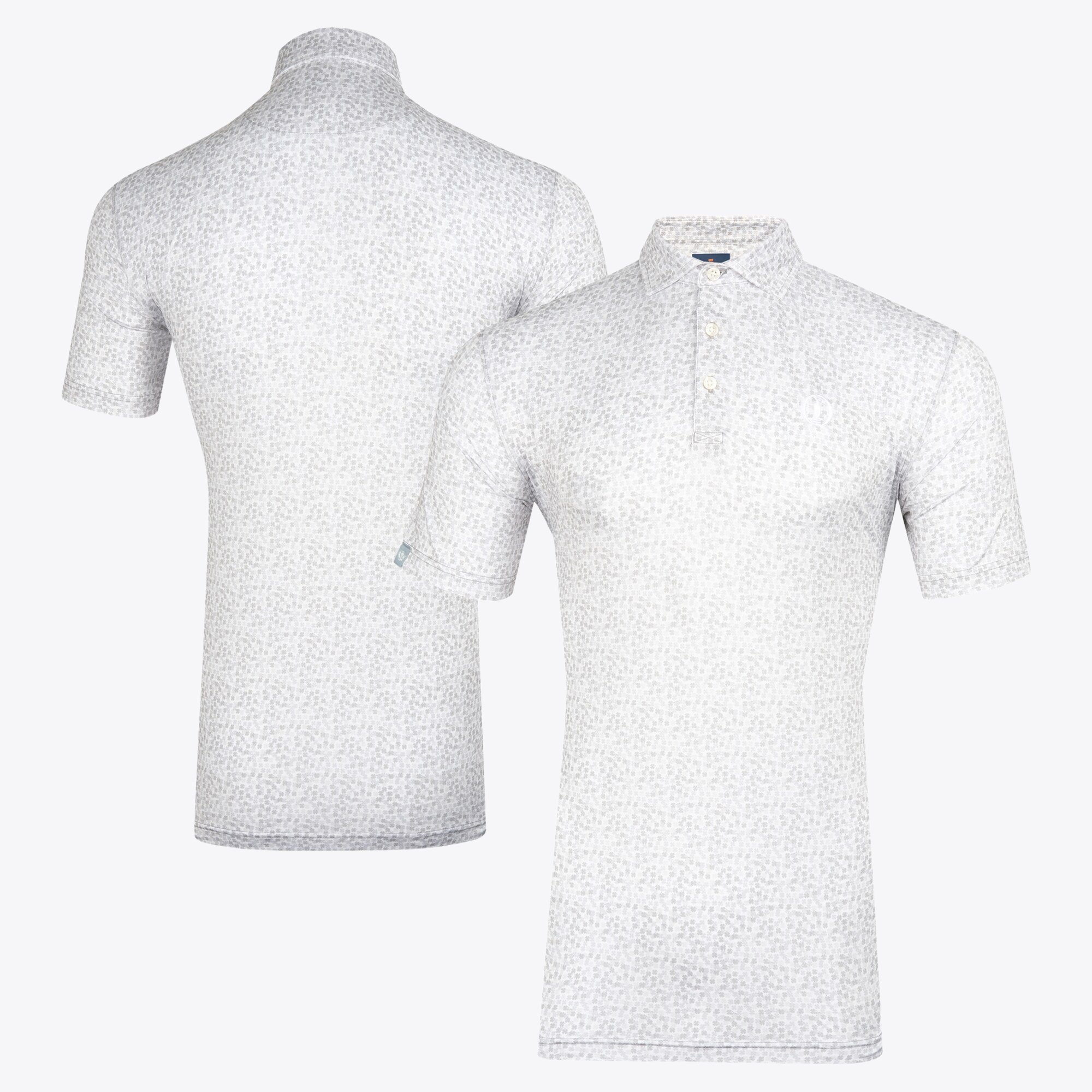 Polo con fantasia The Open Donald Ross - Bianci