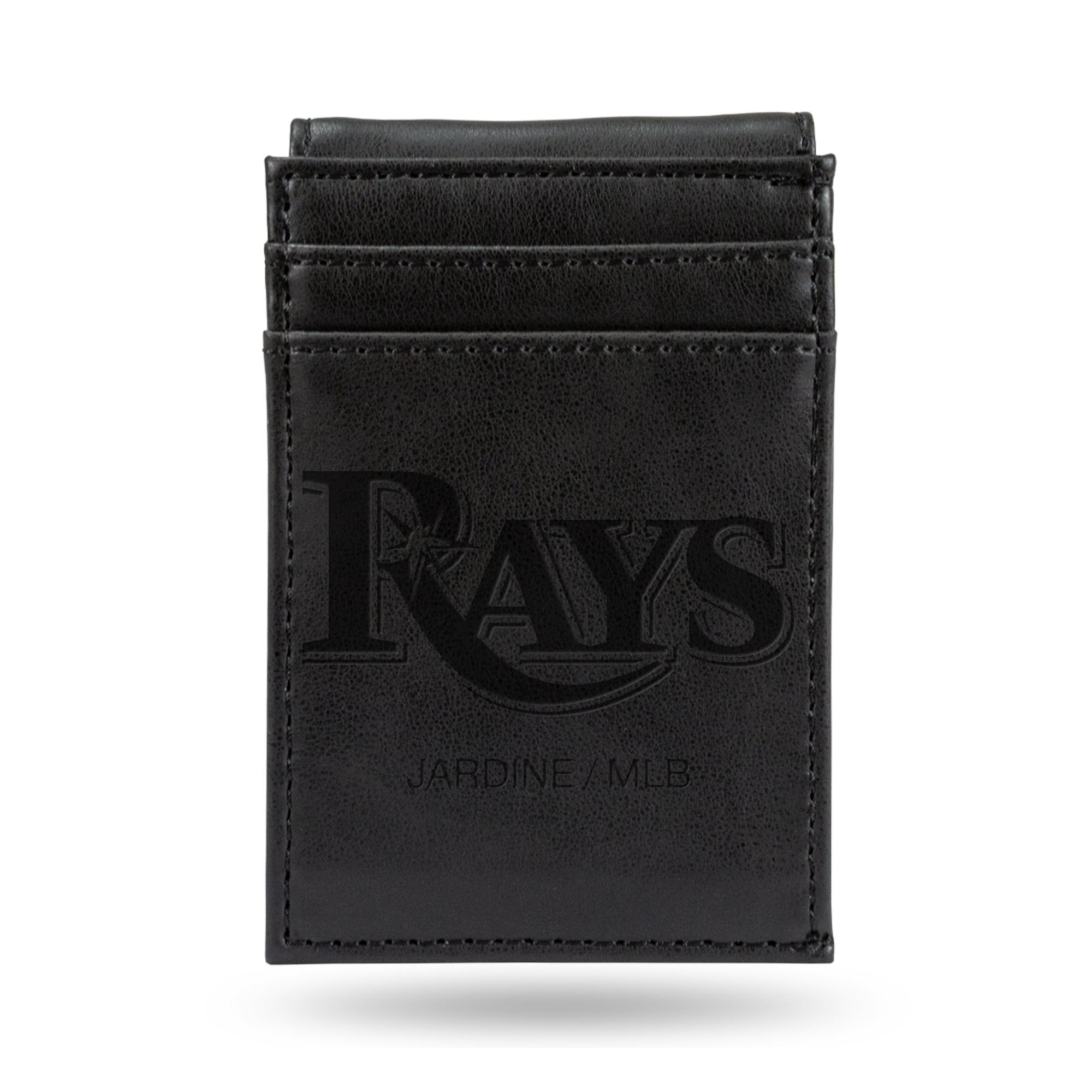 Black Tampa Bay Rays Front Pocket Wallet