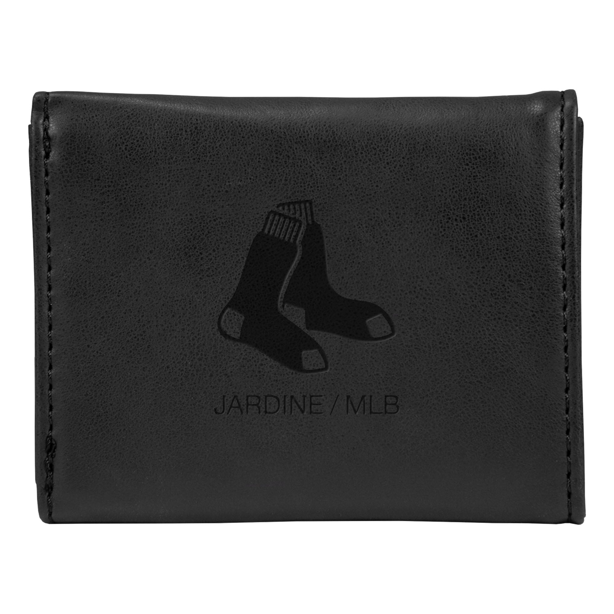 Boston Red Sox Laser-Engraved Trifold Wallet