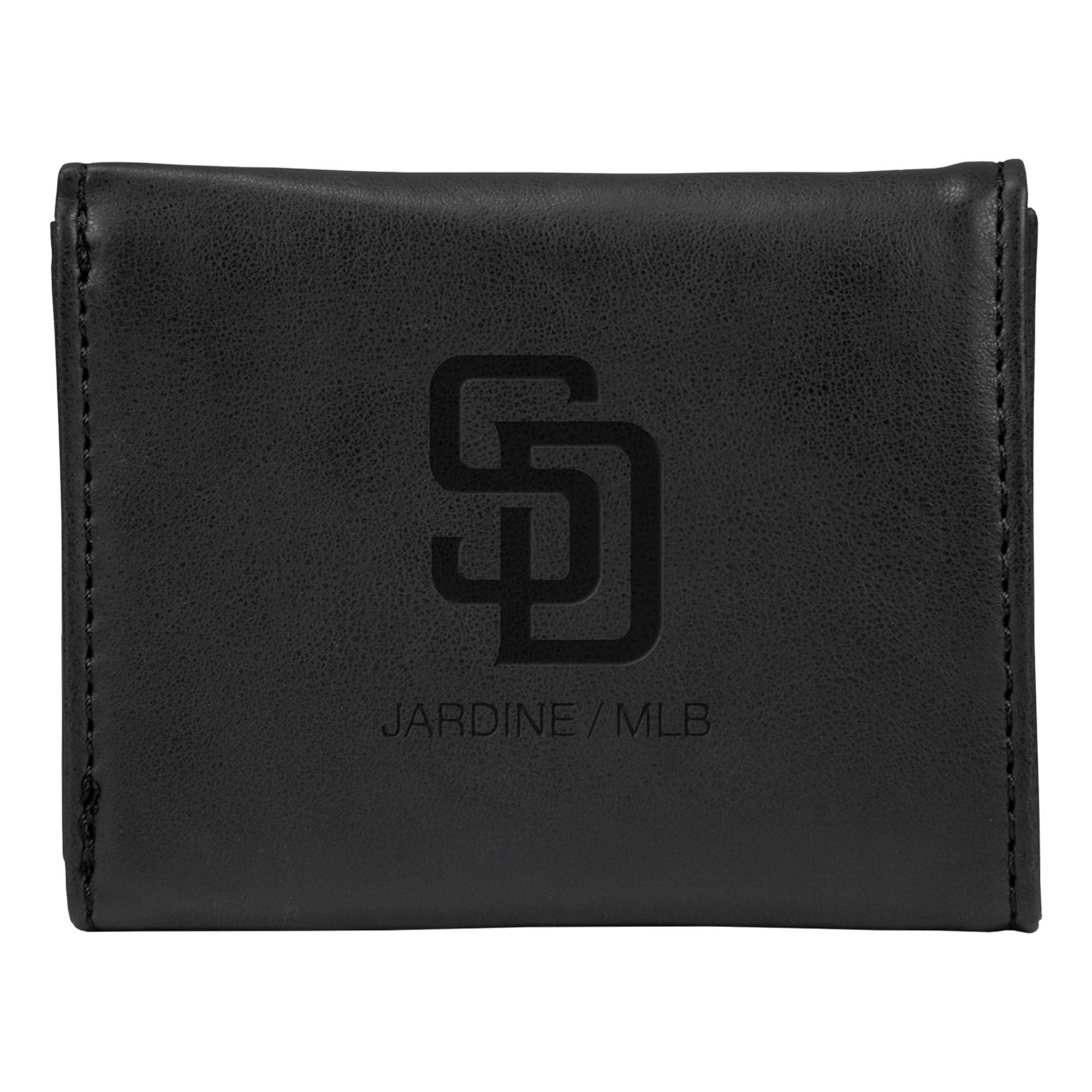 San Diego Padres Laser-Engraved Trifold Wallet