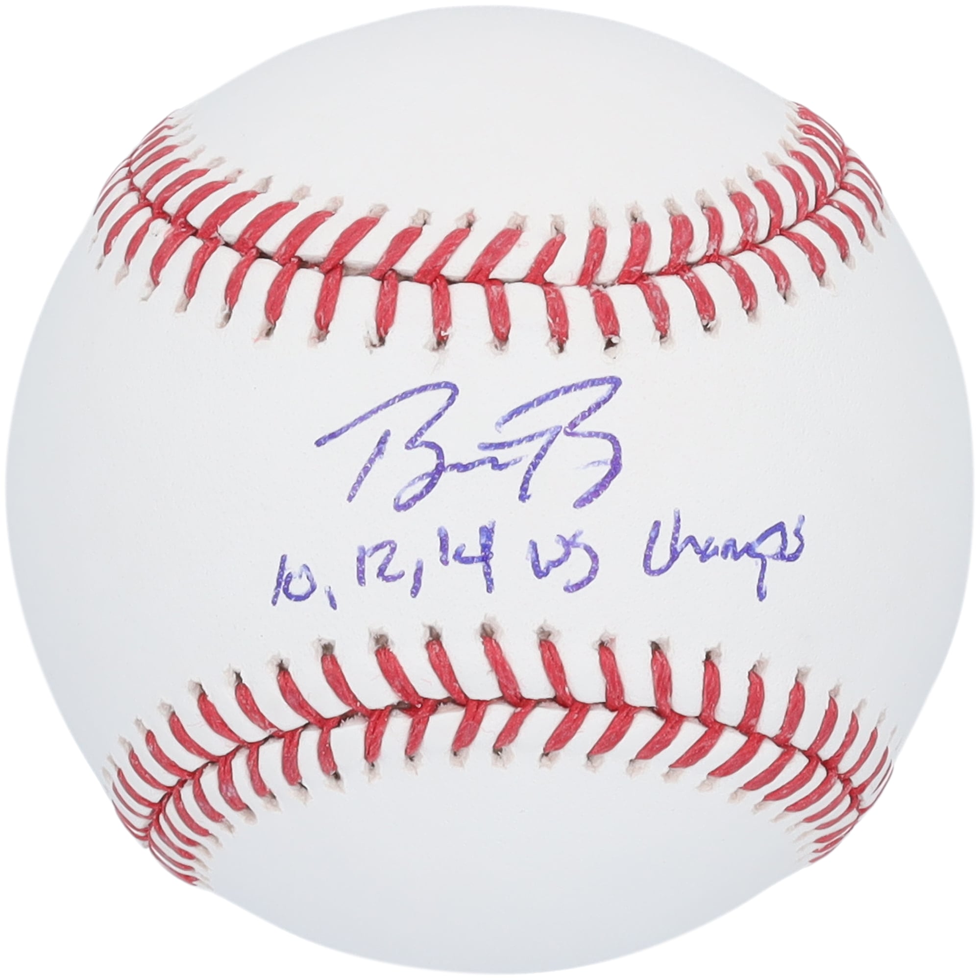 Buster Posey San Francisco Giants Autographed Baseball with "10,12,14 WS Champs" Inscription