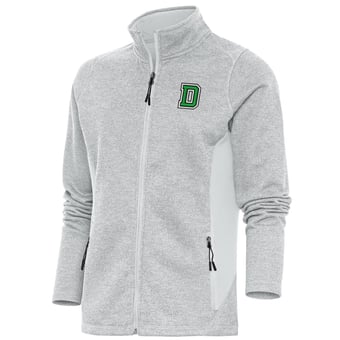 Women's Antigua  Gray Dartmouth Big Green Course Full-Zip Jacket