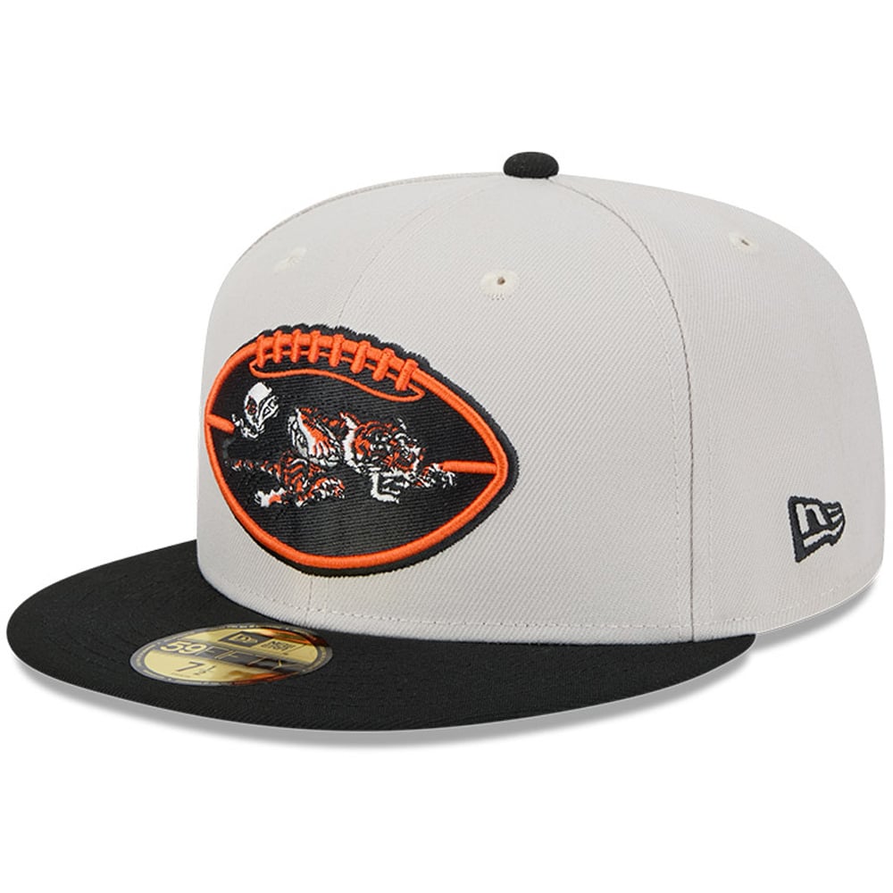 Men’s New Era Stone/Black Cincinnati Bengals 2024 Sideline Historic 59FIFTY Fitted Hat Men’s New Era Stone/Black Cincinnati Bengals 2024 Sideline Historic 59FIFTY Fitted Hat