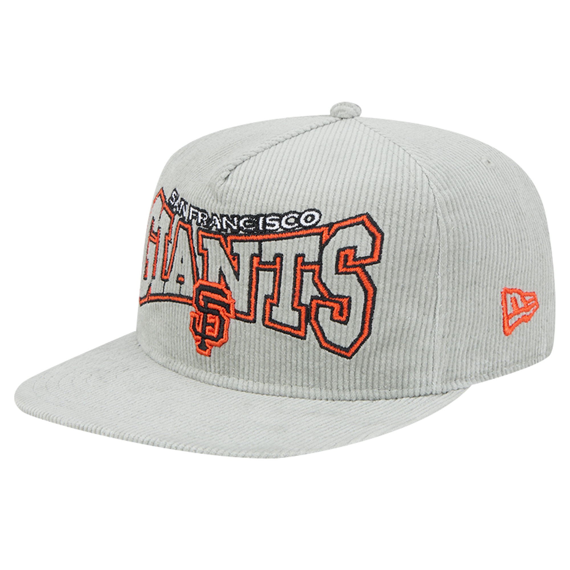 Men’s New Era Gray San Francisco Giants Corduroy Golfer Snapback Hat Men’s New Era Gray San Francisco Giants Corduroy Golfer Snapback Hat