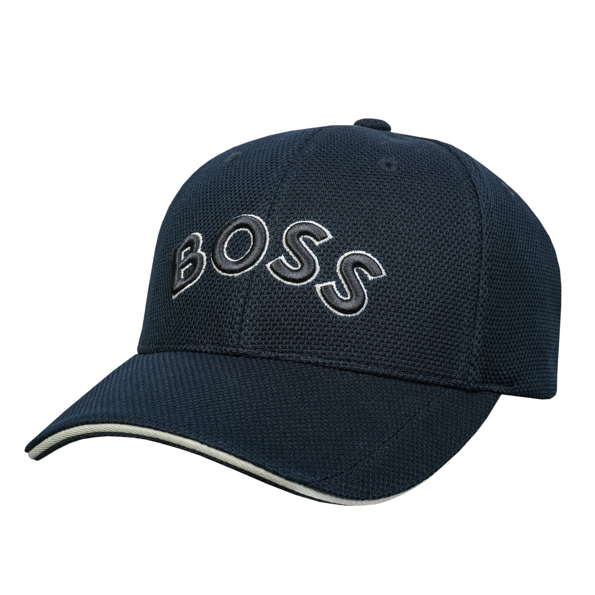 Cappellino da baseball in cotone Open Hugo Boss - Blu navy