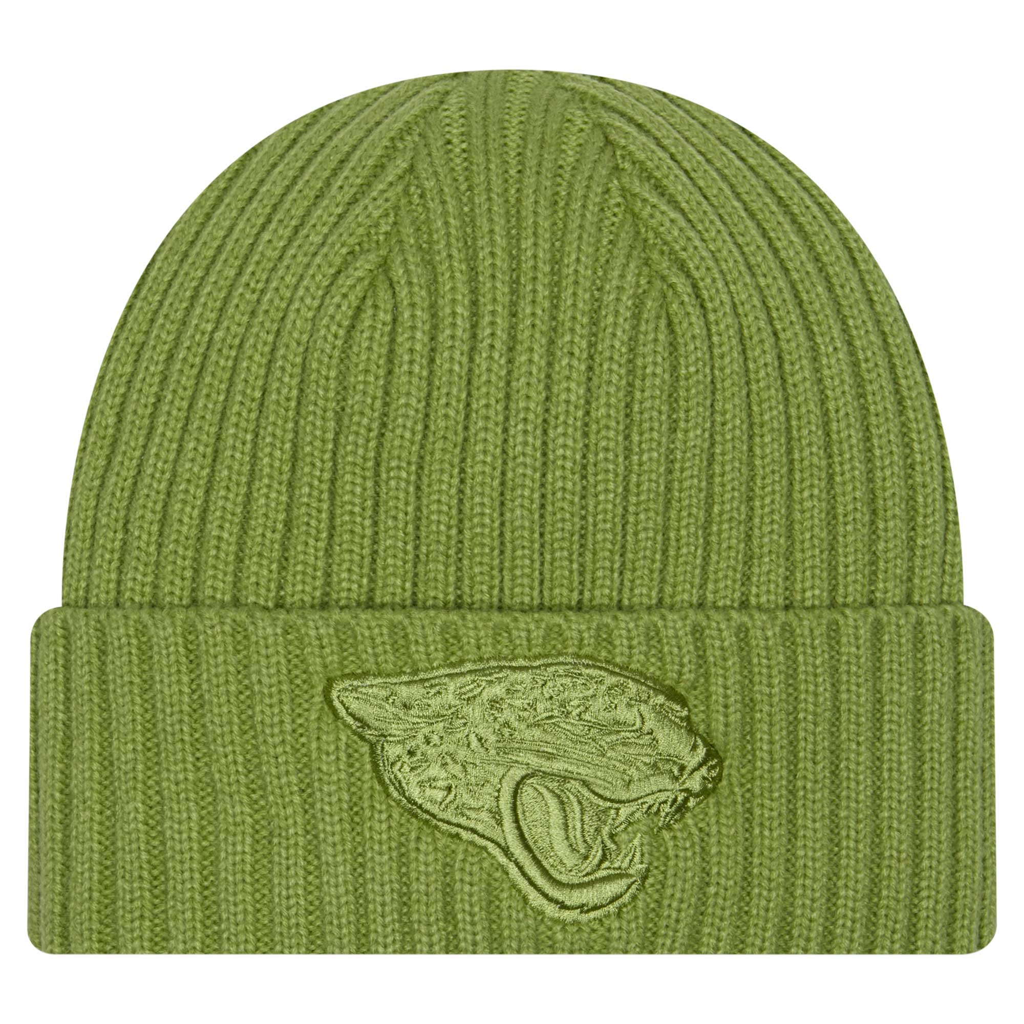 Men's New Era Green Jacksonville Jaguars Color Pack Cuffed Knit Hat