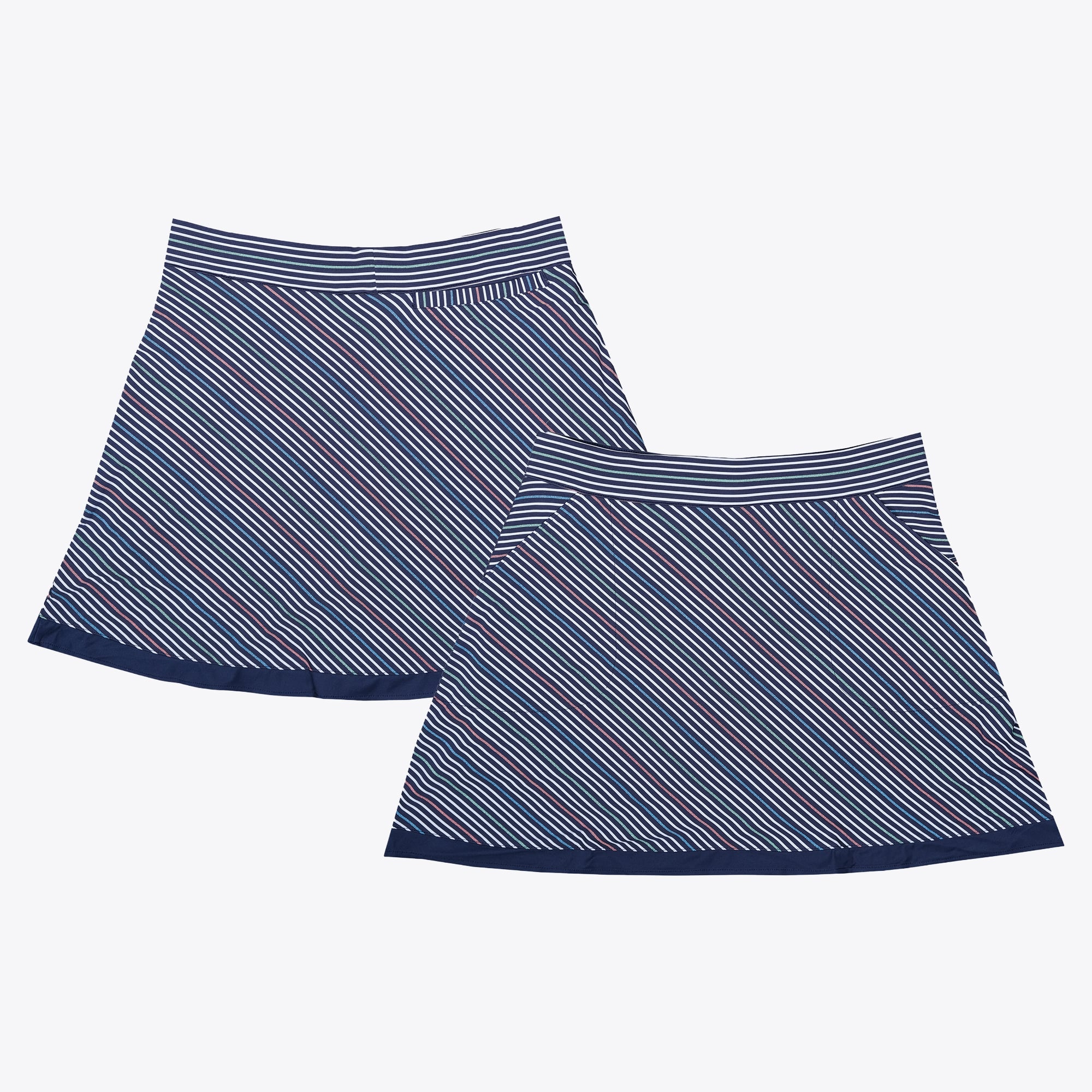 The Open Peter Millar Metallic Stripe Sally Skort - Donna