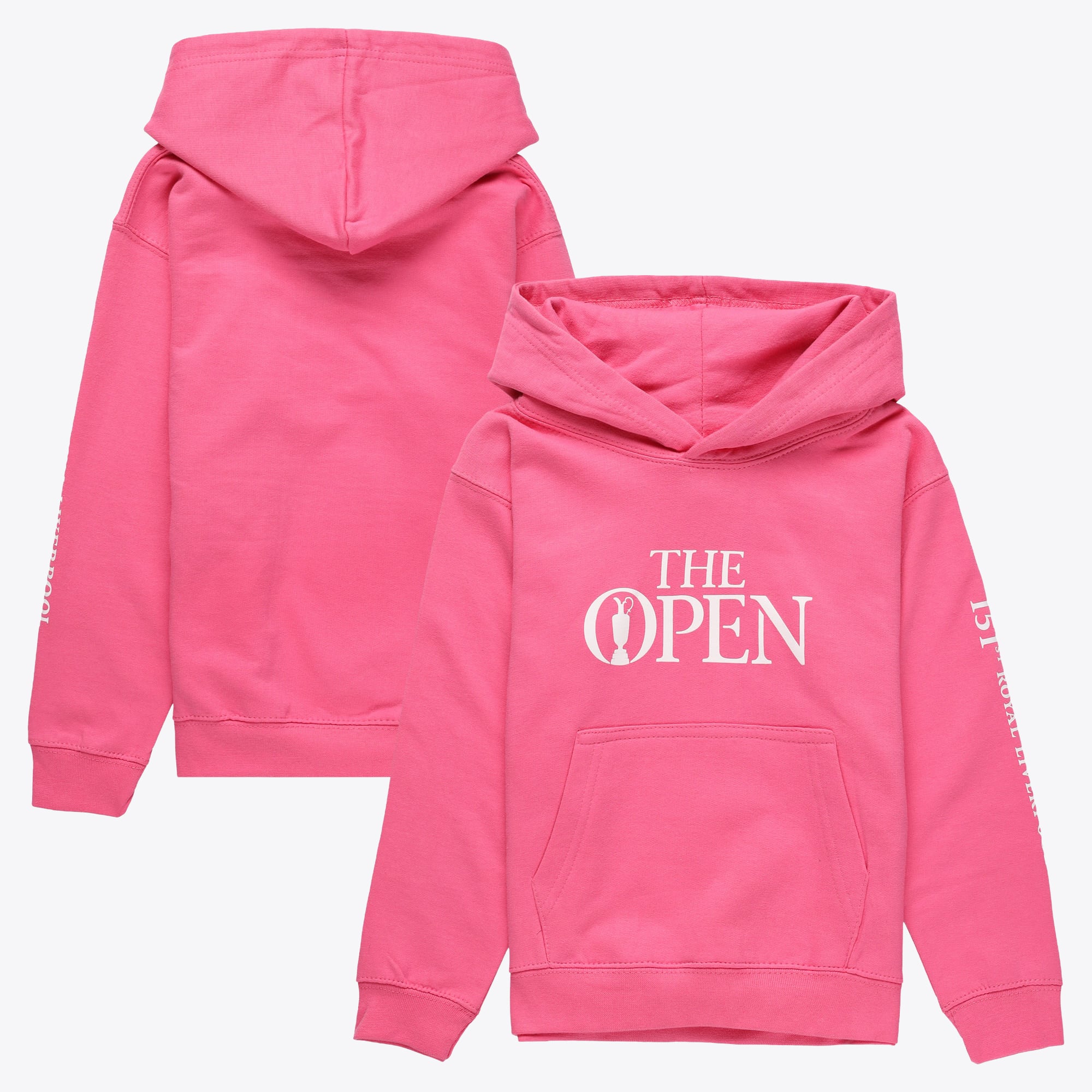 Felpa con cappuccio The Open - Rosa - Junior