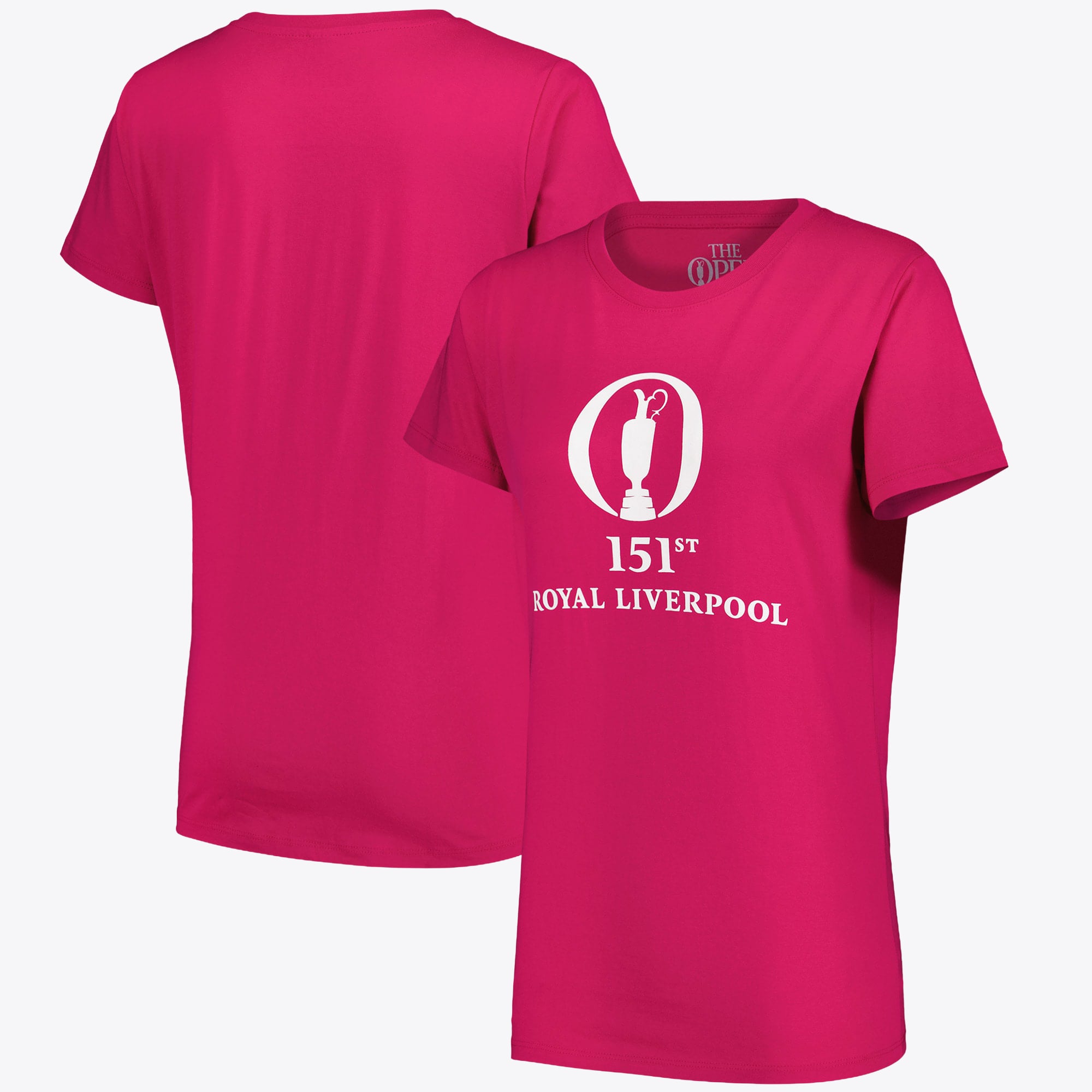 T-shirt dei pesi massimi 151st Open Royal Liverpool - rosa