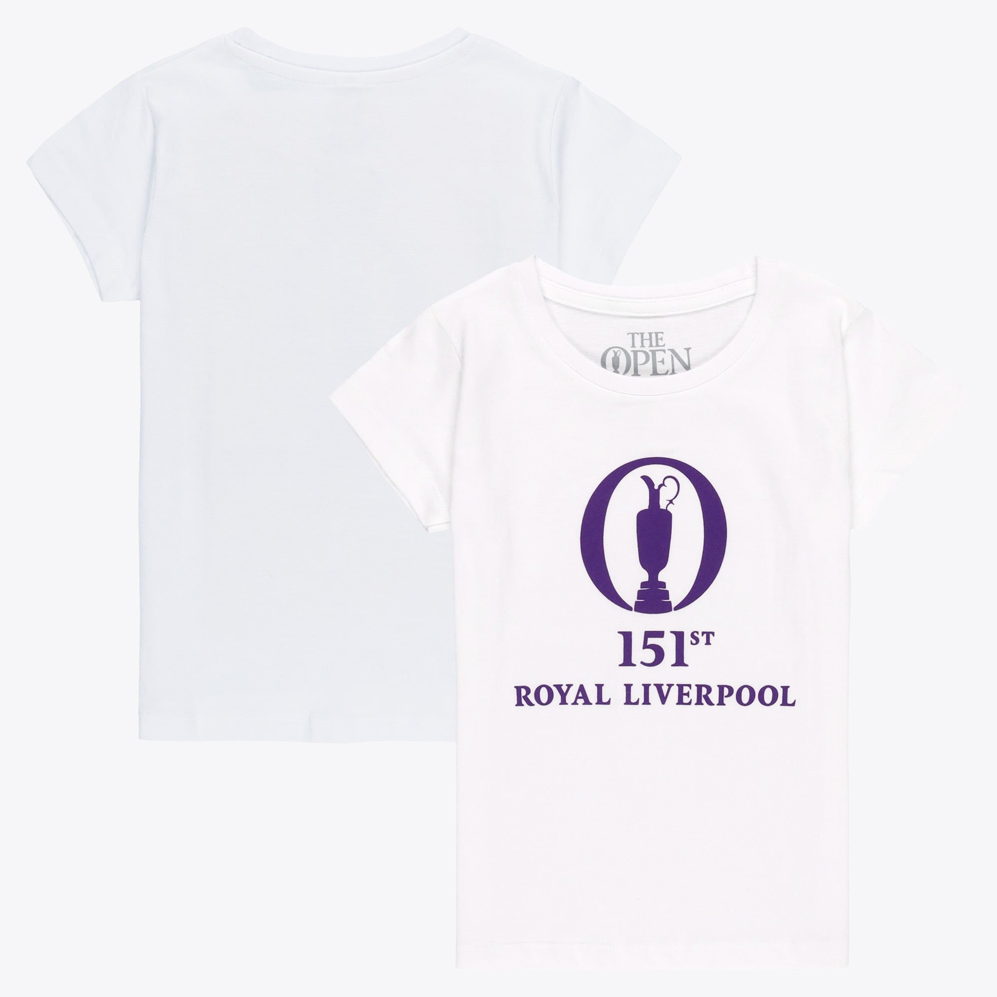 T-shirt in cotone 151st Open Royal Liverpool - Bianca - Ragazza