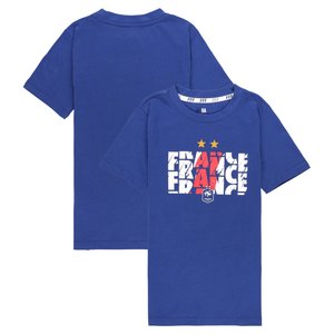 T-shirt graphique France National Colors - Bleu - Enfants, vue 1