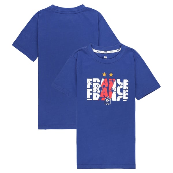 T-shirt graphique France National Colors - Bleu - Enfants