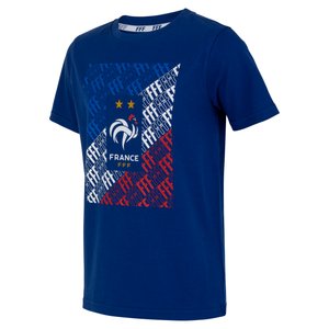 T-shirt France Graphic Crest - Bleu - Enfants, vue 1