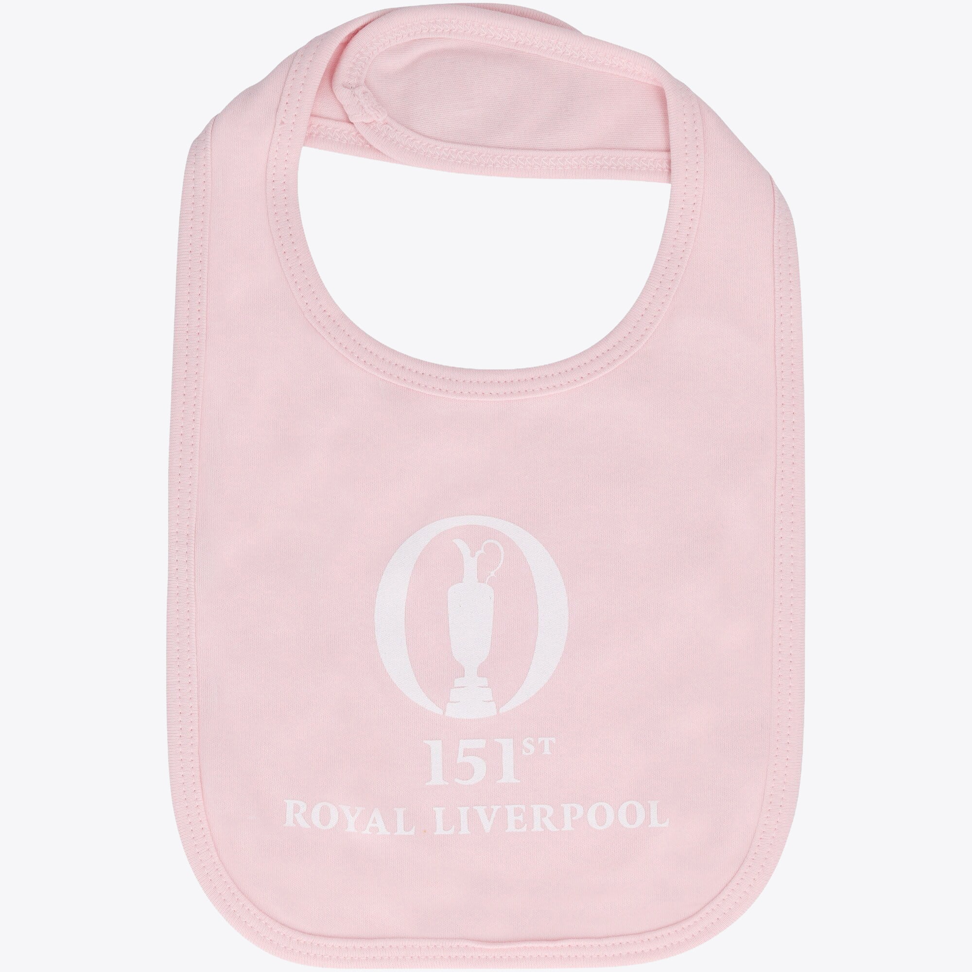 Bavaglino per neonato 151° Open Royal Liverpool - rosa
