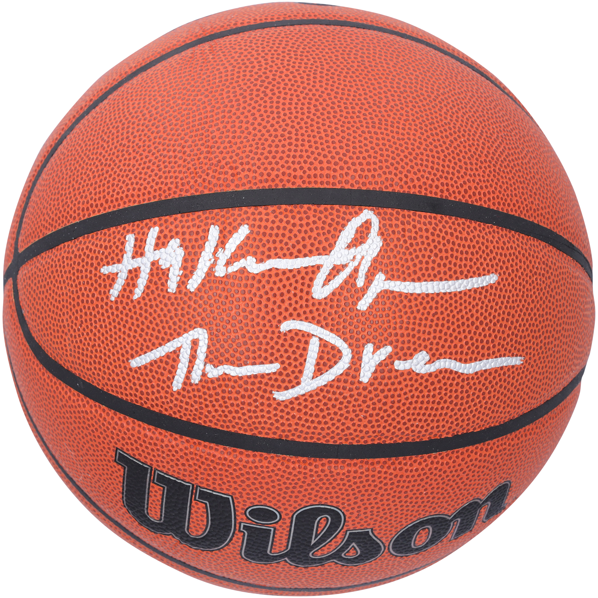 Hakeem Olajuwon Houston Rockets Autographed Wilson Authentic Series Indoor/Outdoor Basketball with “The Dream” Inscription Hakeem Olajuwon Houston Rockets Autographed Wilson Authentic Series Indoor/Outdoor Basketball with “The Dream” Inscription