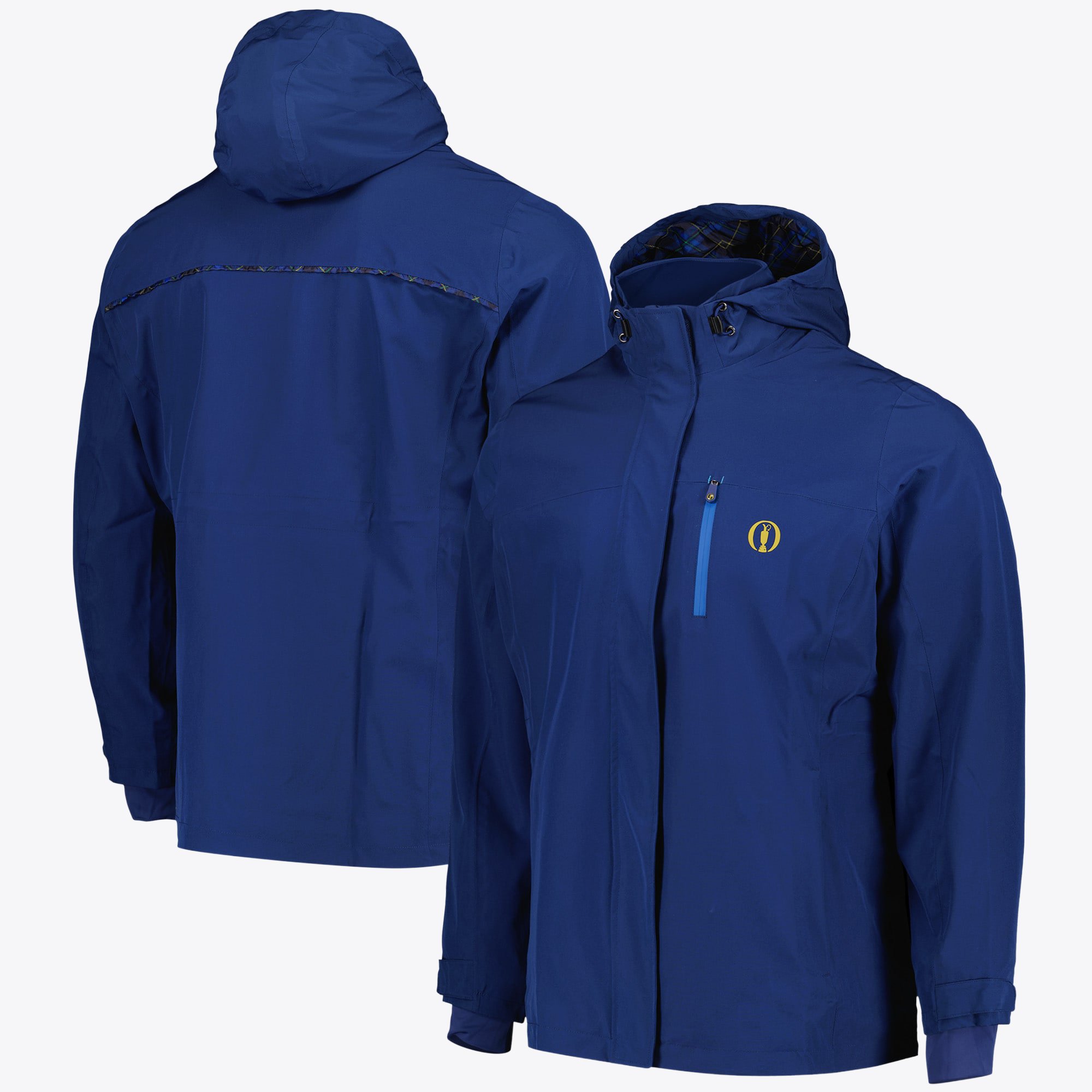 La giacca impermeabile The Open ProQuip Tartan - Blu scuro