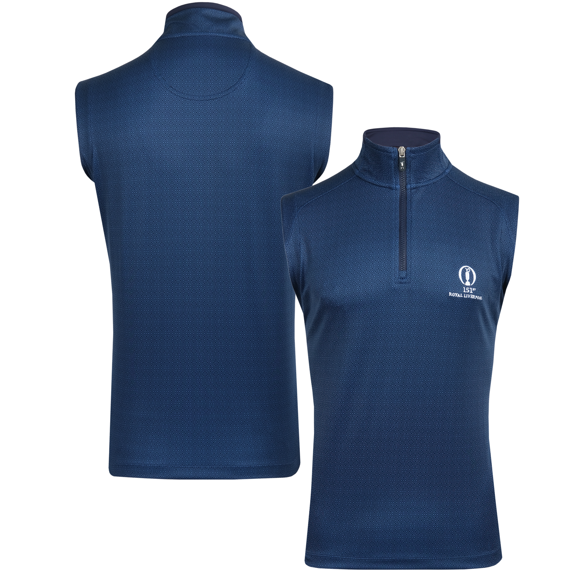 Gilet The Open 151st Royal Liverpool Fairway & Greene - Blu scuro