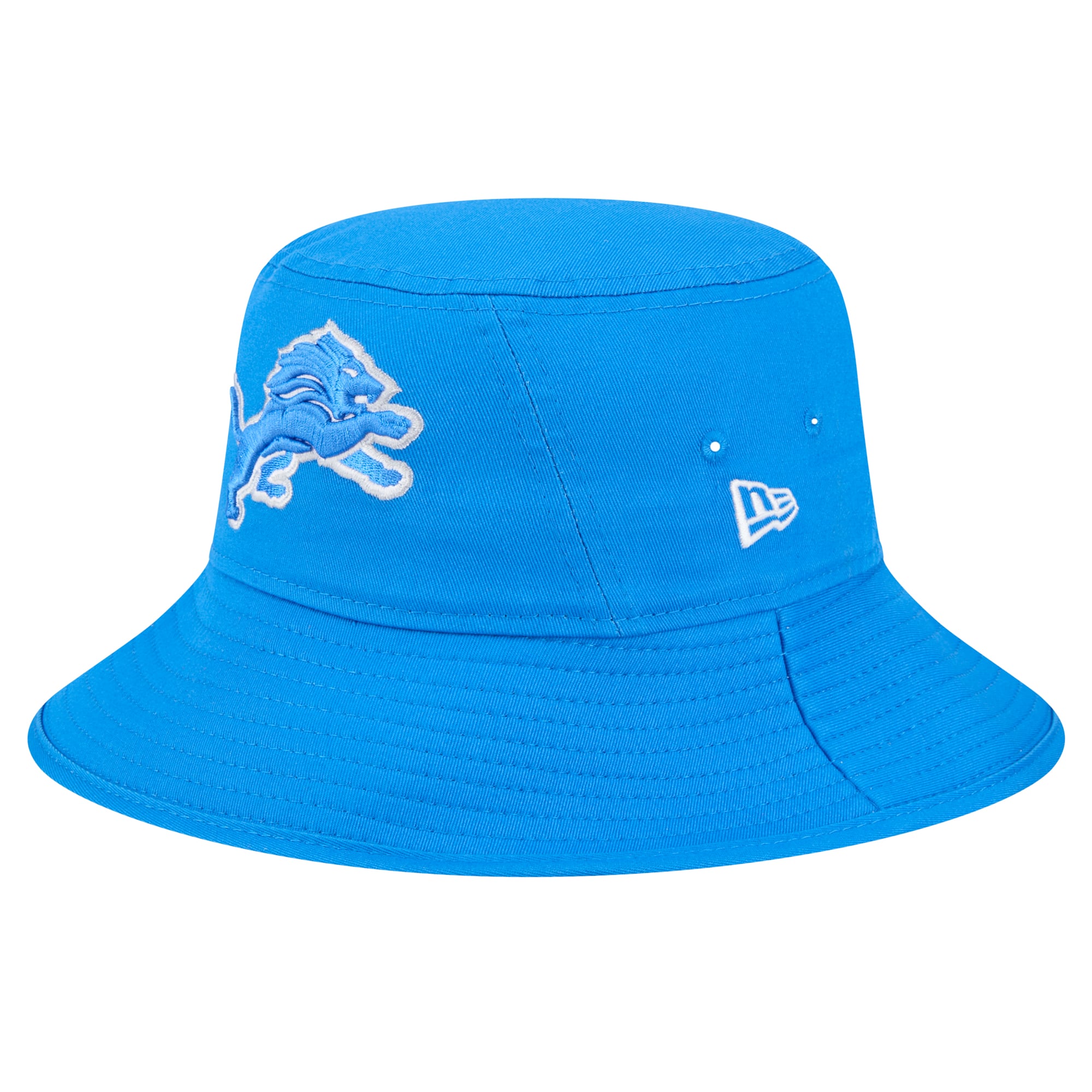 Men's New Era Blue Detroit Lions Main Bucket Hat