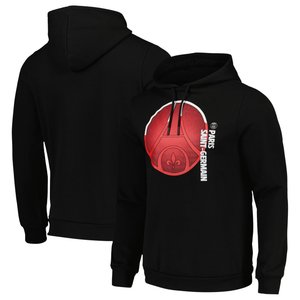 Sweat capuche PSG Big Logo - Noir - Homme, vue 1
