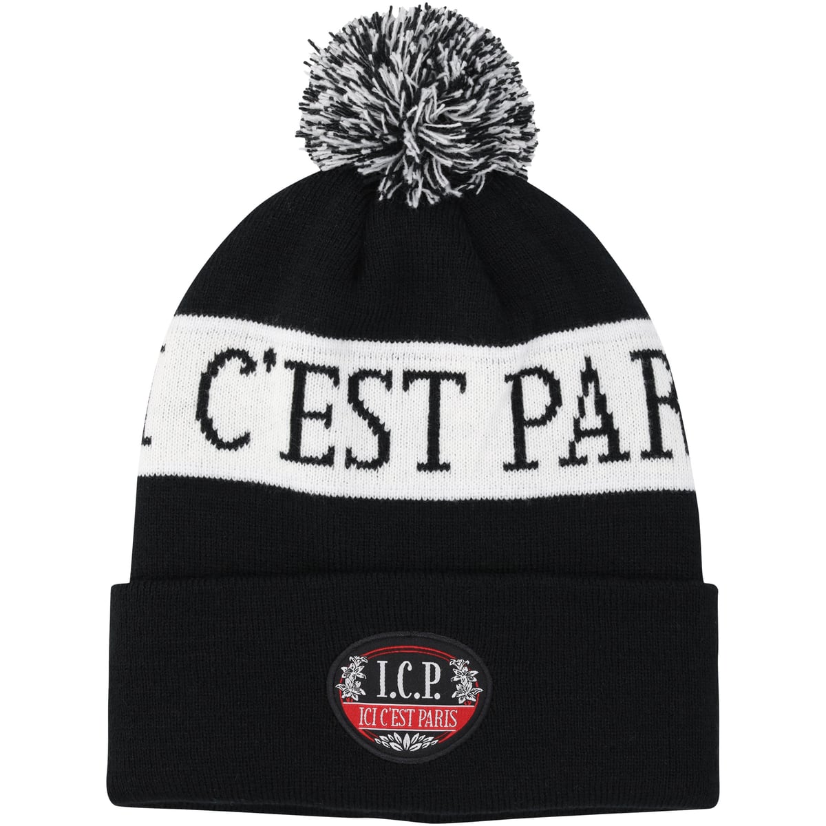 Bonnet PSG ICI C'EST PARIS - Noir - Homme