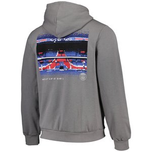 Sweat capuche PSG Parc Des Princes Oversized - Anthracite - Homme, vue 4