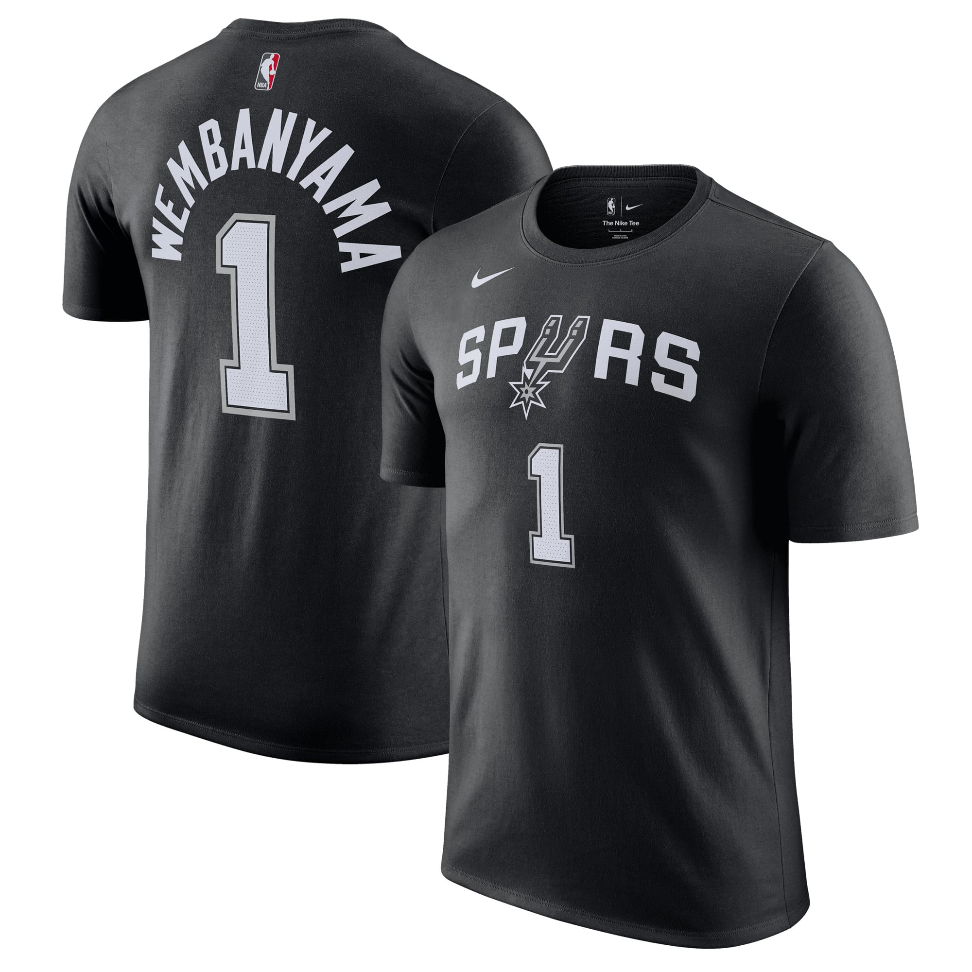 Camiseta Nike Icon con nombre y número de los San Antonio Spurs - Victor Wembanyama - Hombre
