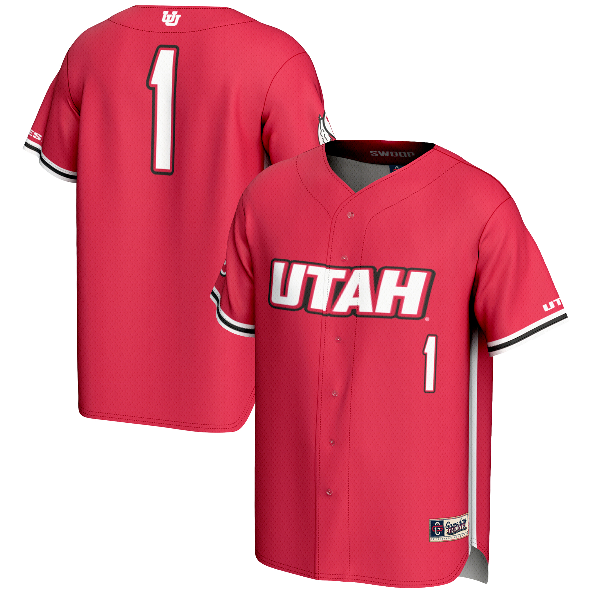 Men’s GameDay Greats #1 Red Utah Utes Lightweight Baseball Fashion Jersey Men’s GameDay Greats #1 Red Utah Utes Lightweight Baseball Fashion Jersey
