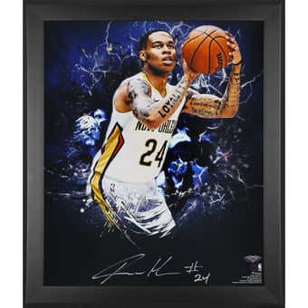 Jordan Hawkins New Orleans Pelicans Autographed Framed 20" x 24" In Focus Photograph