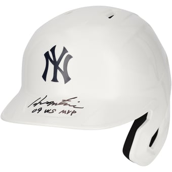 Hideki Matsui New York Yankees Autographed Alternate Chrome Rawlings Mach Pro Replica Batting Helmet with "2009 WS MVP" Inscription - Fanatics Exclusive