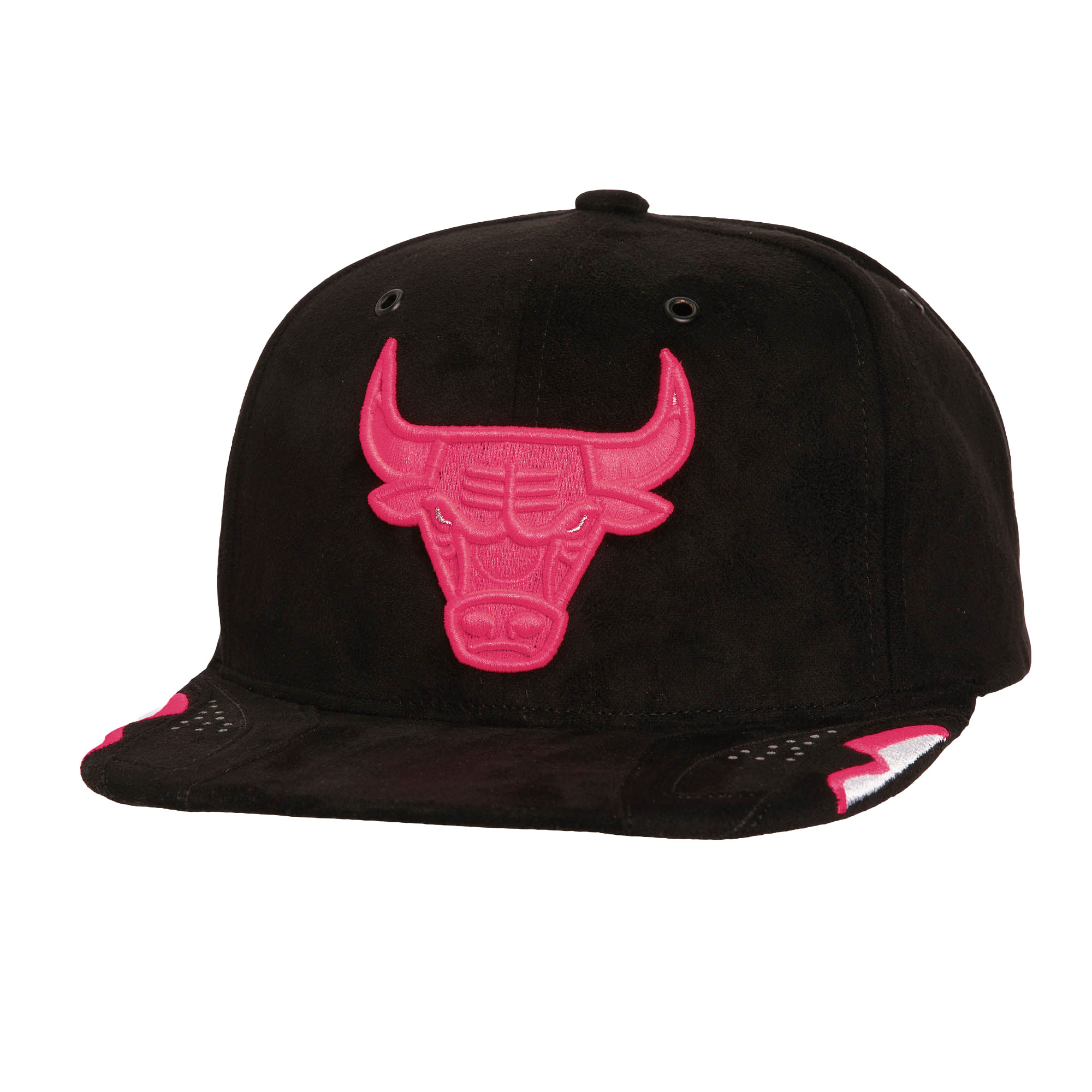 Men's Mitchell & Ness Black Chicago Bulls Day 6 Snapback Hat