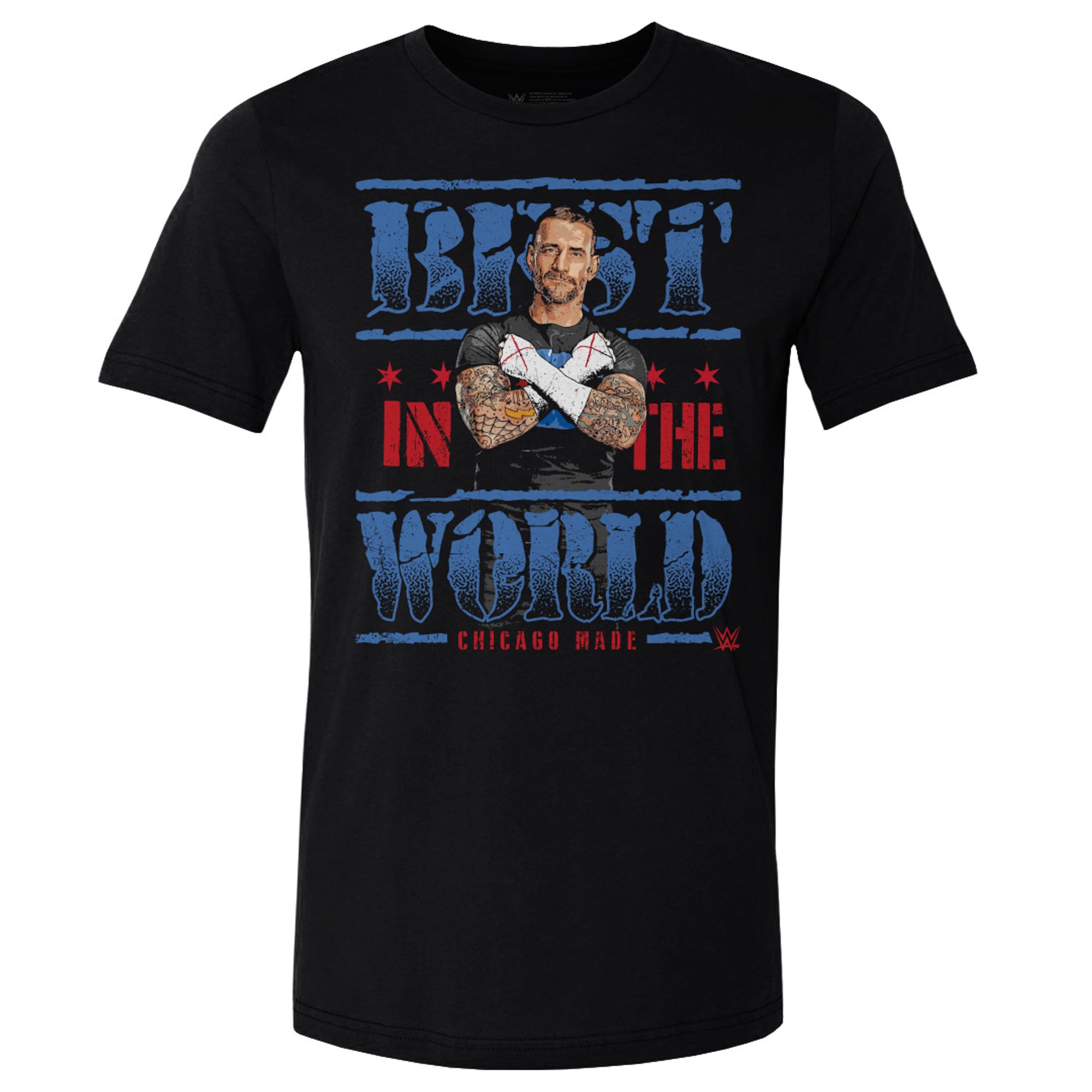 Men's 500 Level Black CM Punk Best in the World T-Shirt