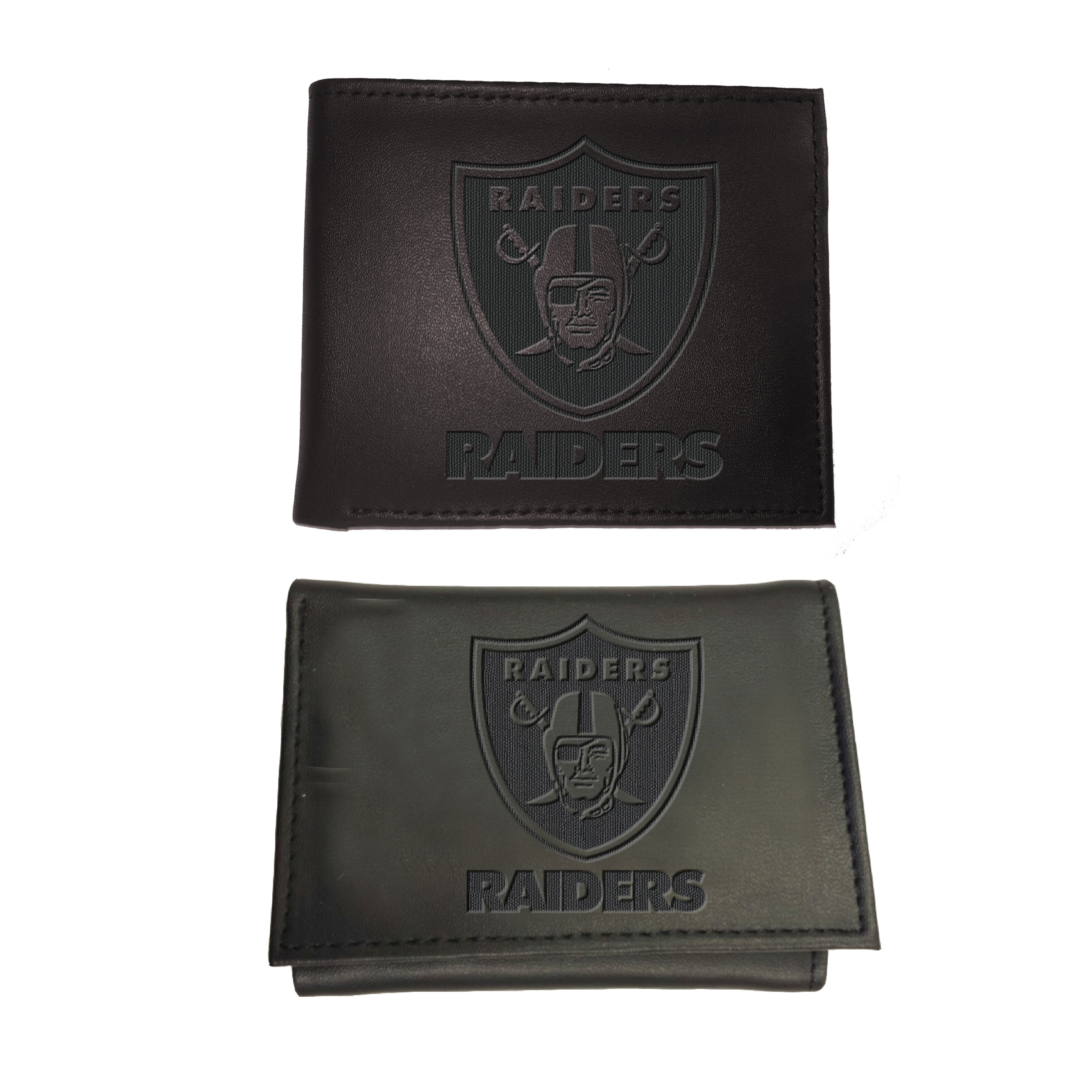 Las Vegas Raiders Bifold & Trifold Wallet Two-Piece Set Las Vegas Raiders Bifold & Trifold Wallet Two-Piece Set